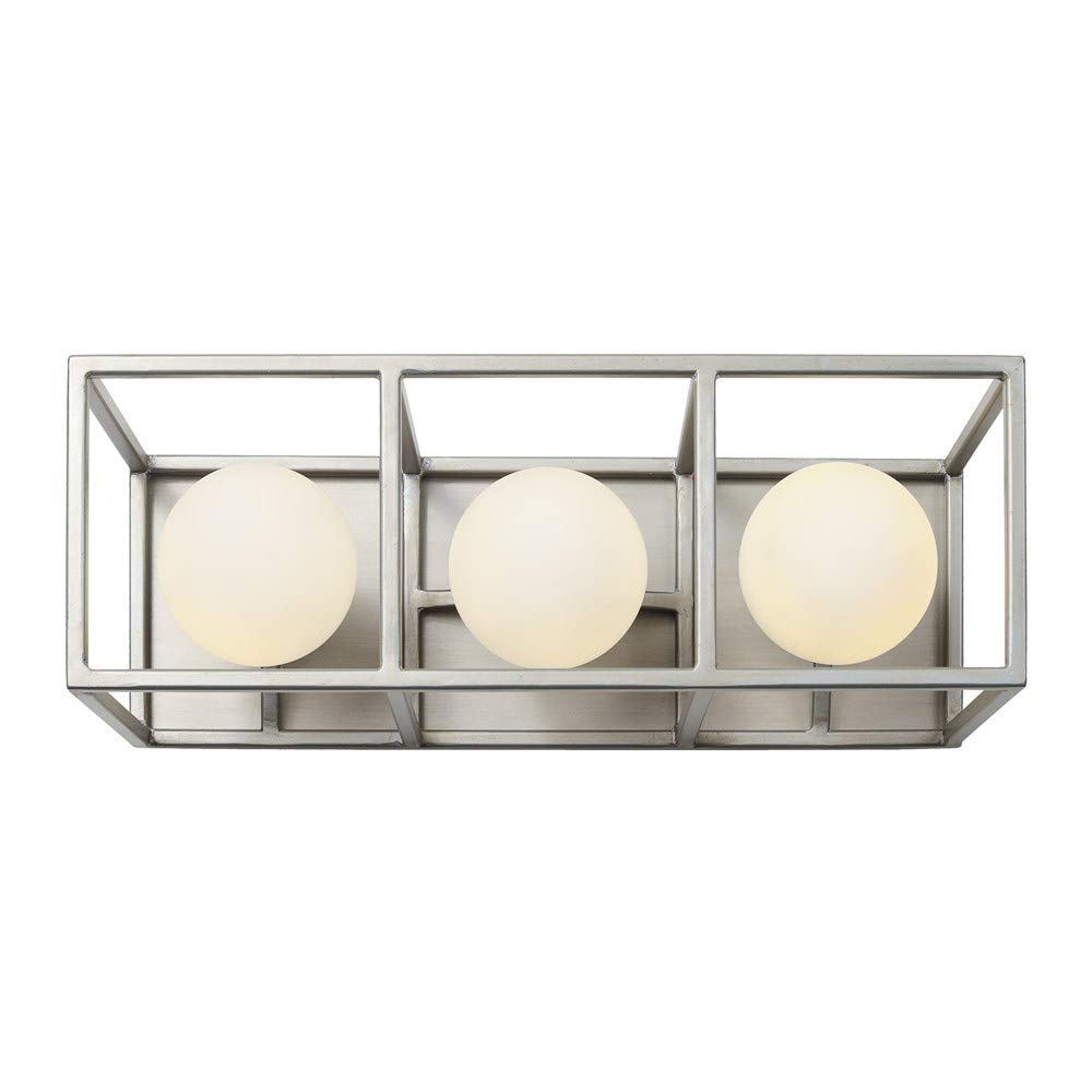 325B03SOCB Plaza Vanity Mirror for Silverado & Carbon - Premium Vanity Mirror with Adjustable Lighting for Home, Salon, and Makeup Studio Use