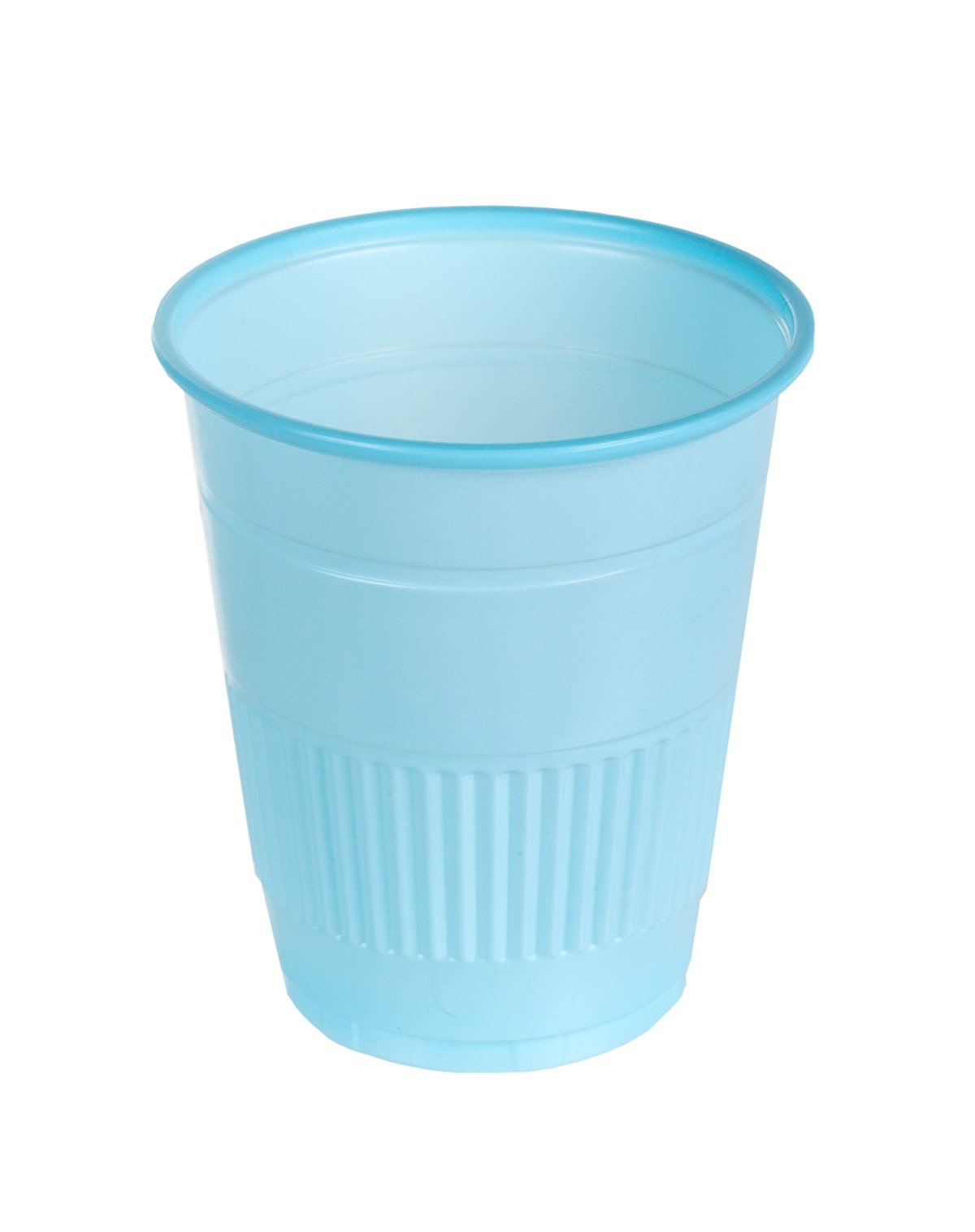TashiBox 5 oz Disposable Plastic Cups - 200 Pack - Sky Blue - Perfect for Parties, Picnics, BBQs & Office Events