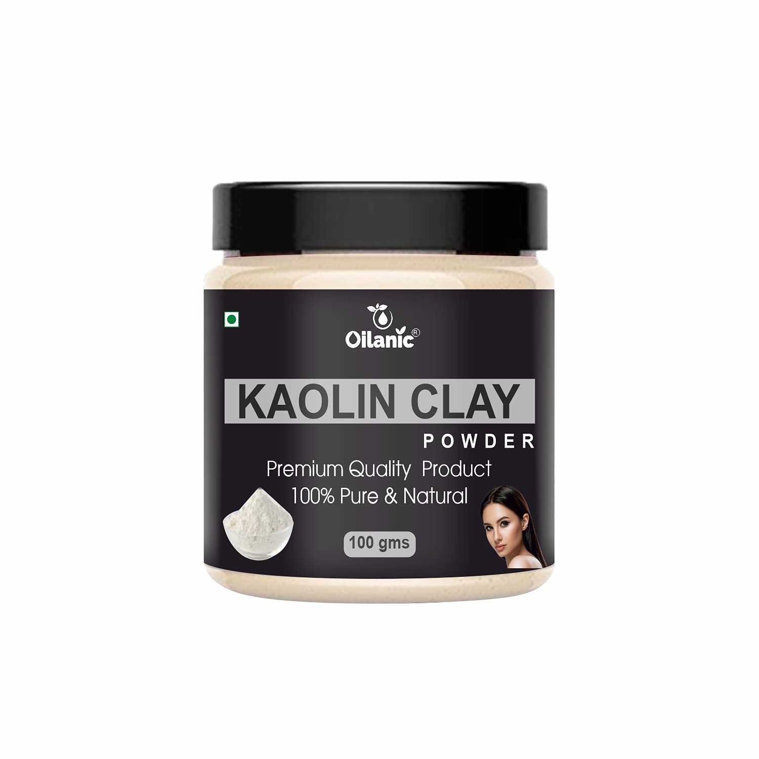 Oilanic 100% Pure Natural Kaolin Clay Powder for Face & Hair - 2 Pack (200g Each) | Skin Detox, Acne Treatment & Hair Mask | DIY Beauty & Spa Care