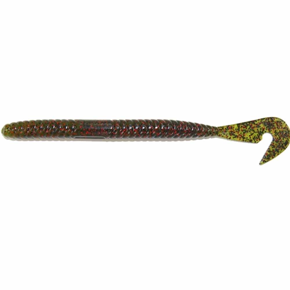 Gambler 7.5 Burner Worm 5pk Soft Plastic Fishing Lures - Top Bass Catcher for Freshwater & Saltwater Fishing