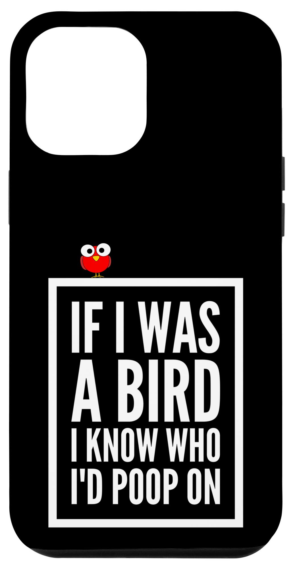iPhone 12 Pro Max Funny Bird Poop Case - Hilarious 