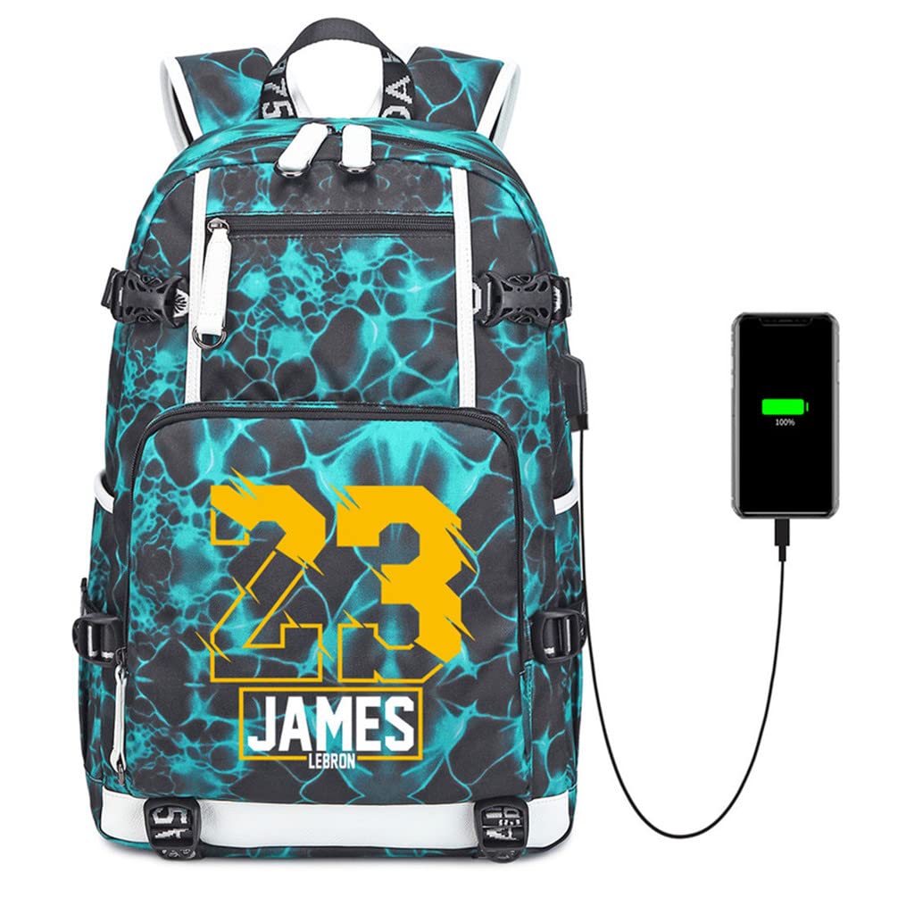JMS 23 Basketball Player Backpack - Multi-Functional Travel Backpack for Men & Women, Durable School Bag for Students & Fans - Perfect for Sports, Travel & School Use