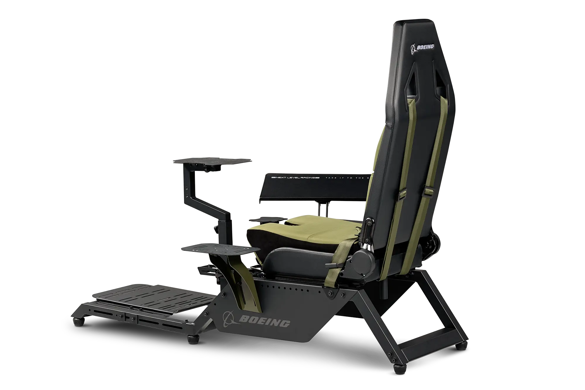 Next Level Racing Flight Simulator Cockpit - Boeing Military Edition | Professional Flight Simulation Cockpit for Home & Gaming | Perfect for Flight Training, Gaming & Aviation Enthusiasts