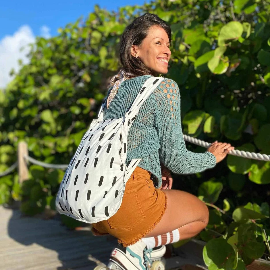 Notabag Original - Convertible Tote to Backpack in 1 Second | Stylish Hands-Free Bag for Travel, Commuting & Shopping