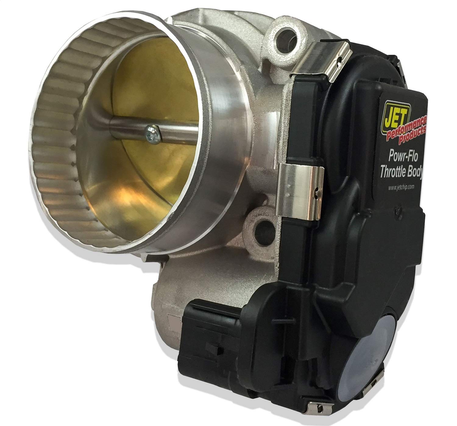 Jet Performance 76134 Powr-Flo Throttle Body - High Performance Aluminum Throttle Body for Chevy, GMC, Ford & Dodge - Improves Airflow & Engine Response - Perfect for Racing, Off-Road & Performance Upgrades