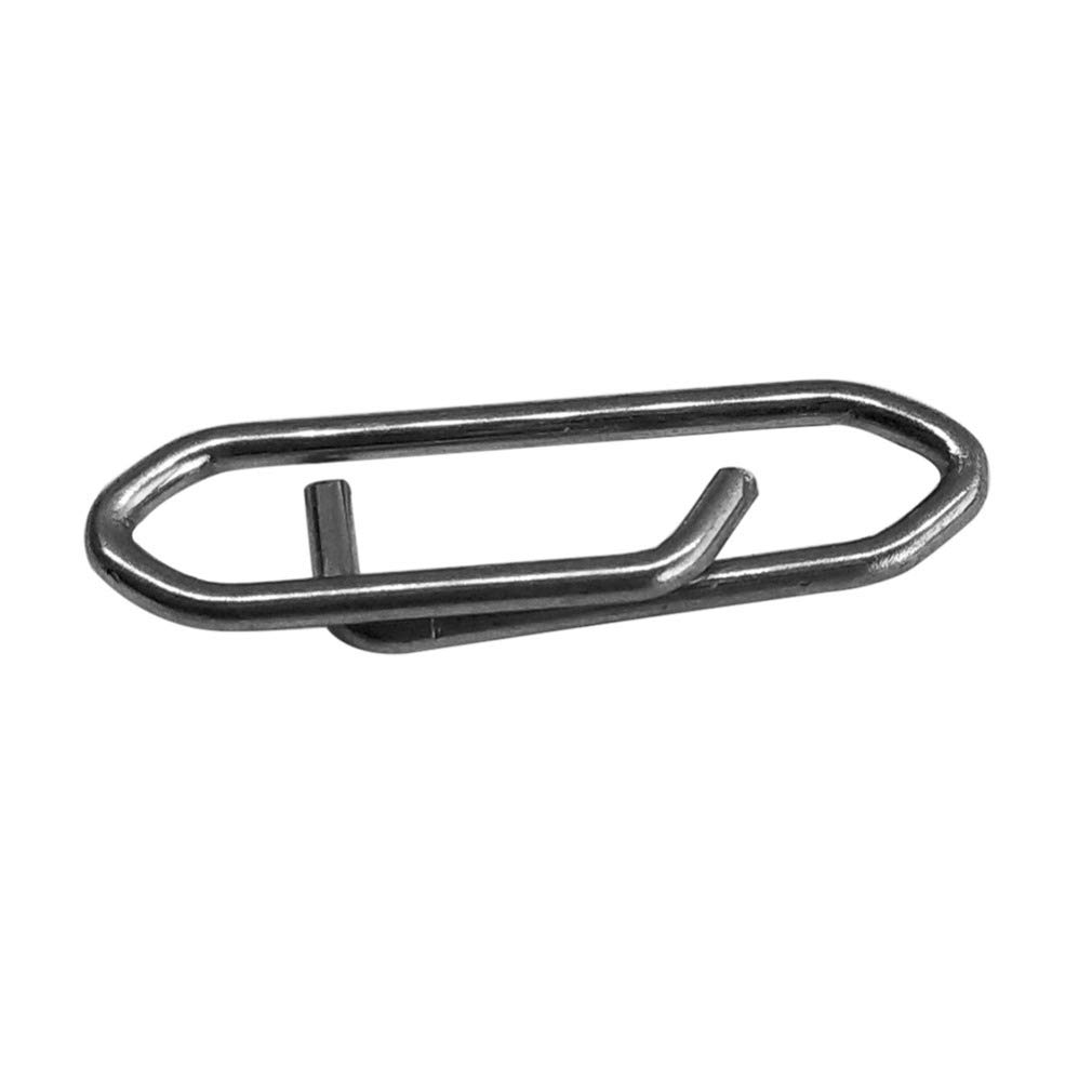 100 Pieces Fishing Power Clips - Strong and Durable Fishing Snap Swivels for Saltwater & Freshwater Fishing - Perfect for Lures, Hooks, and Tackle Box Organization