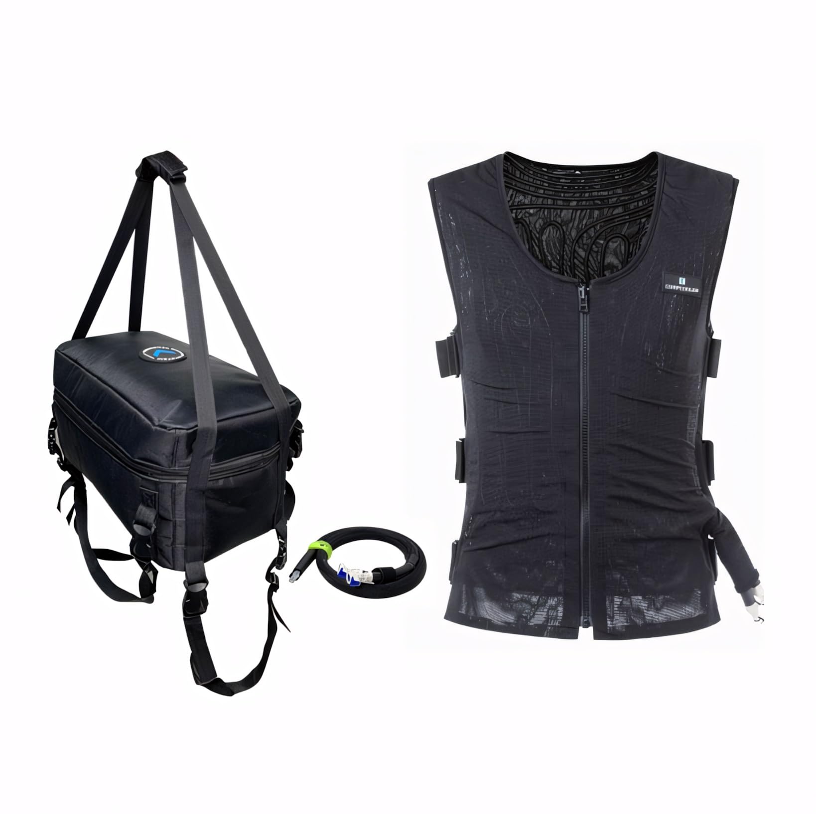 Motorcycle Cooling Vest with ICE Chest Solo System - Tubing-Lined for Maximum Cooling - Perfect for Hot Weather Riding & Long-Distance Motorcycle Trips