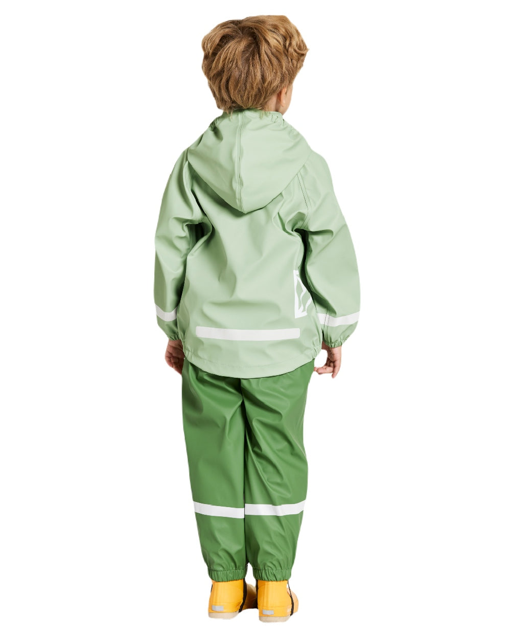 Didriksons Kids Waterproof Rain Jacket and Pants Set - Lightweight & Breathable for Outdoor Play, Hiking, and School - Boys & Girls Rainwear