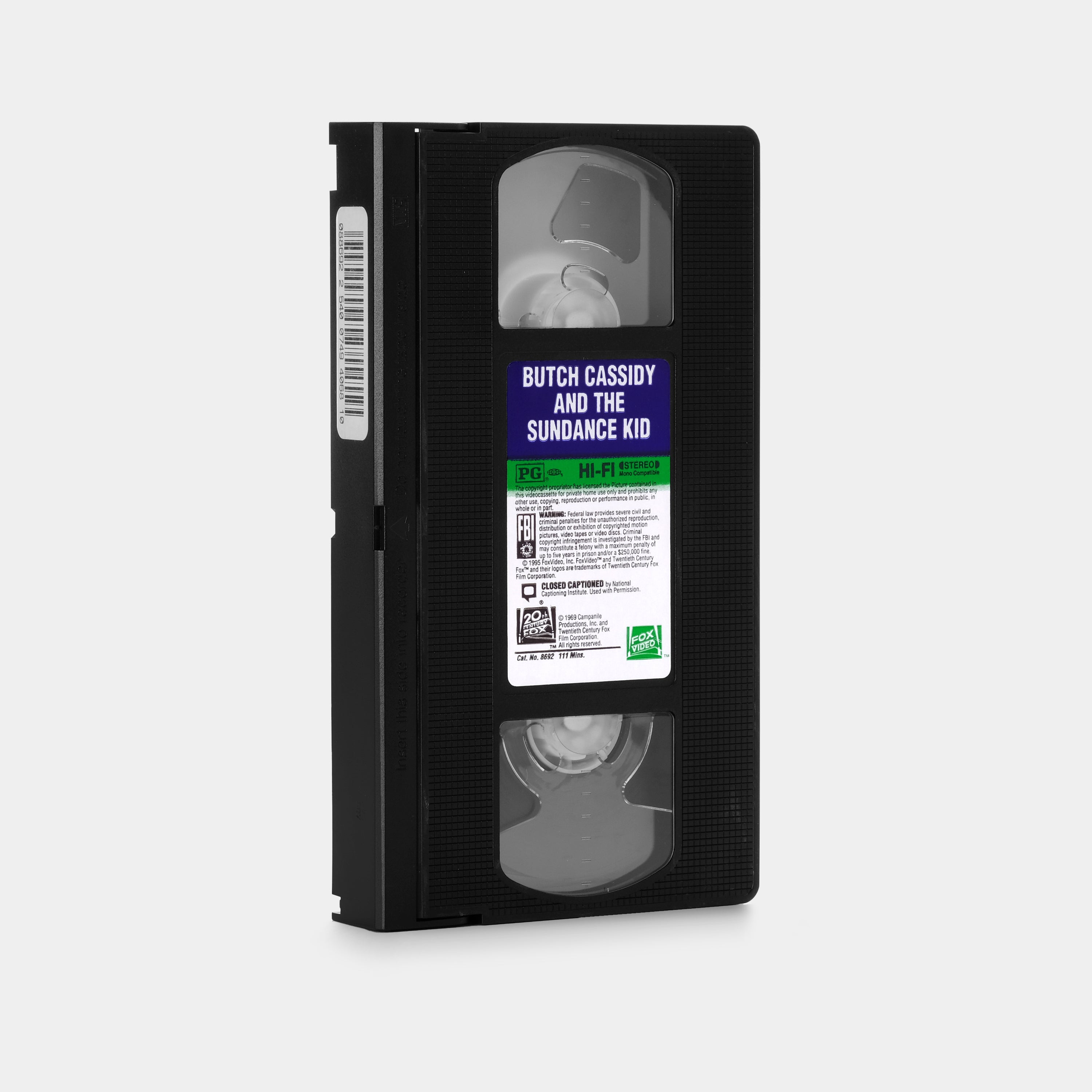 Butch Cassidy and The Sundance Kid VHS Tape - Classic Western Movie - Collectible Vintage Film for Movie Enthusiasts & Nostalgia Lovers - Perfect for Home Theater Nights and Retro Film Collections