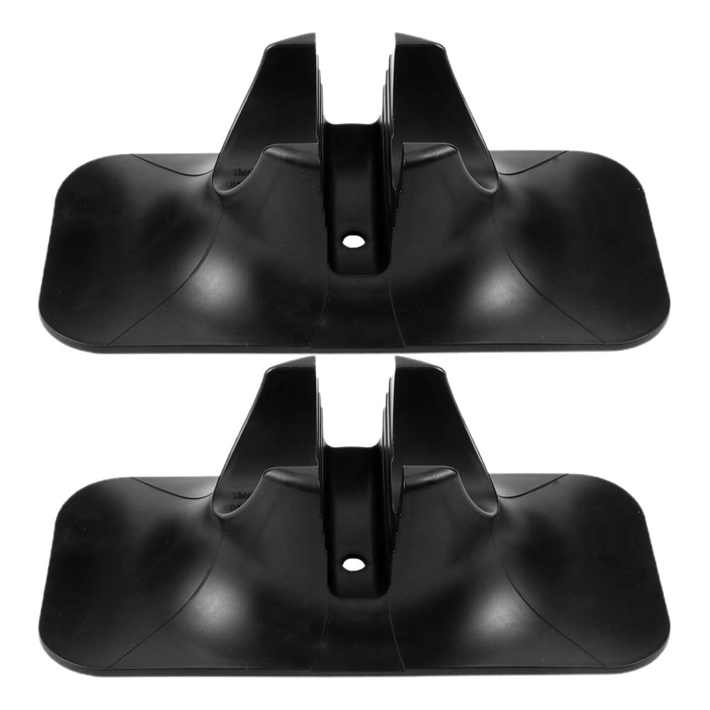 Universal 2-Piece Scooter Stand - Heavy Duty Bike & Scooter Wheel Storage Rack for Garage, Park, and Home Organization - Compatible with Most Scooters & Bikes