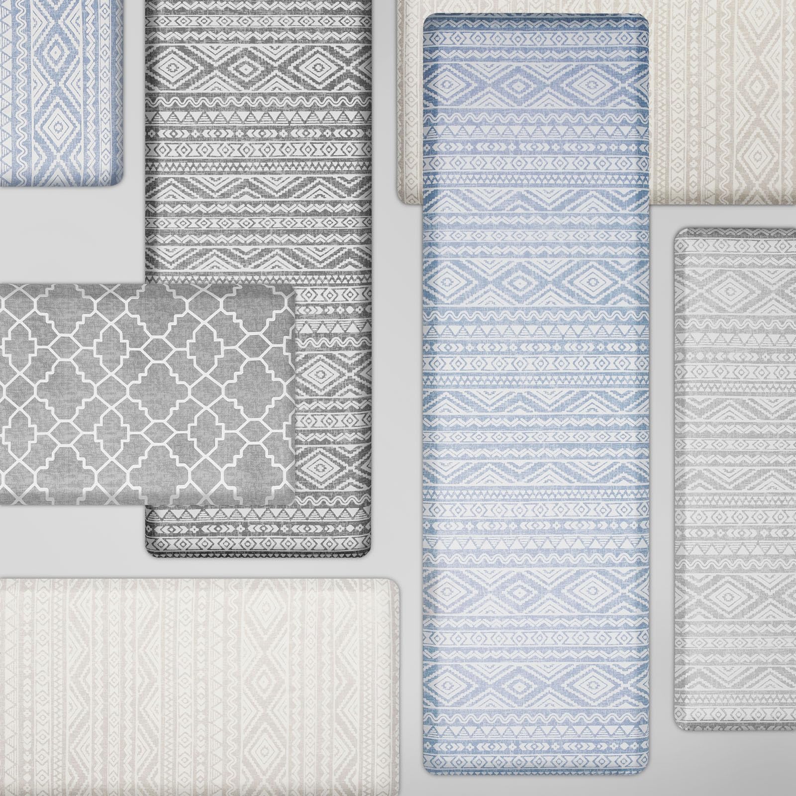 FRESHMINT Boho Kitchen Mat - 0.47
