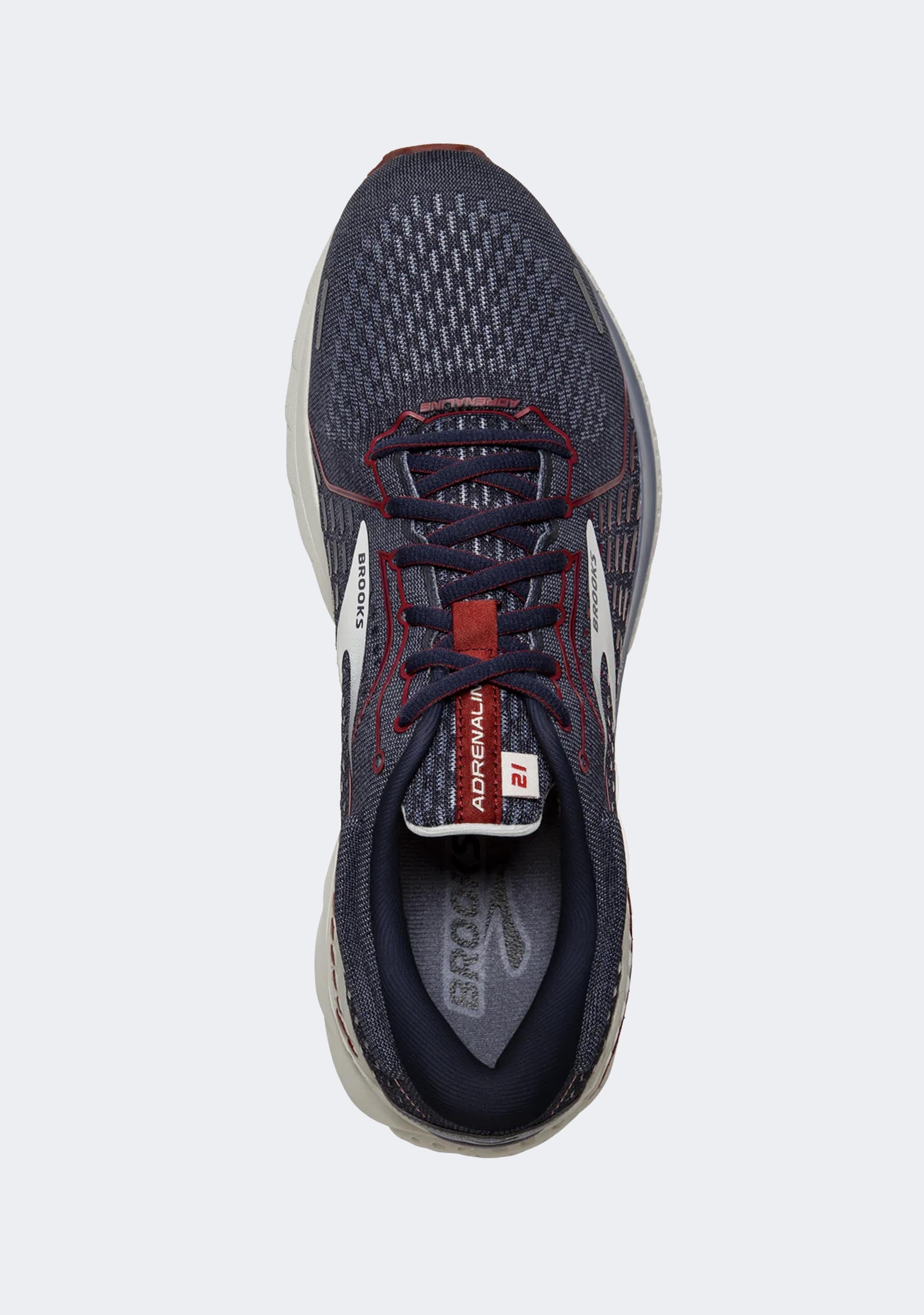 Brooks Men's Adrenaline GTS 21 Running Shoes - Supportive Cushioned Sneakers for Jogging, Walking & Gym Workouts - Lightweight Stability Trainers for Road & Trail Running