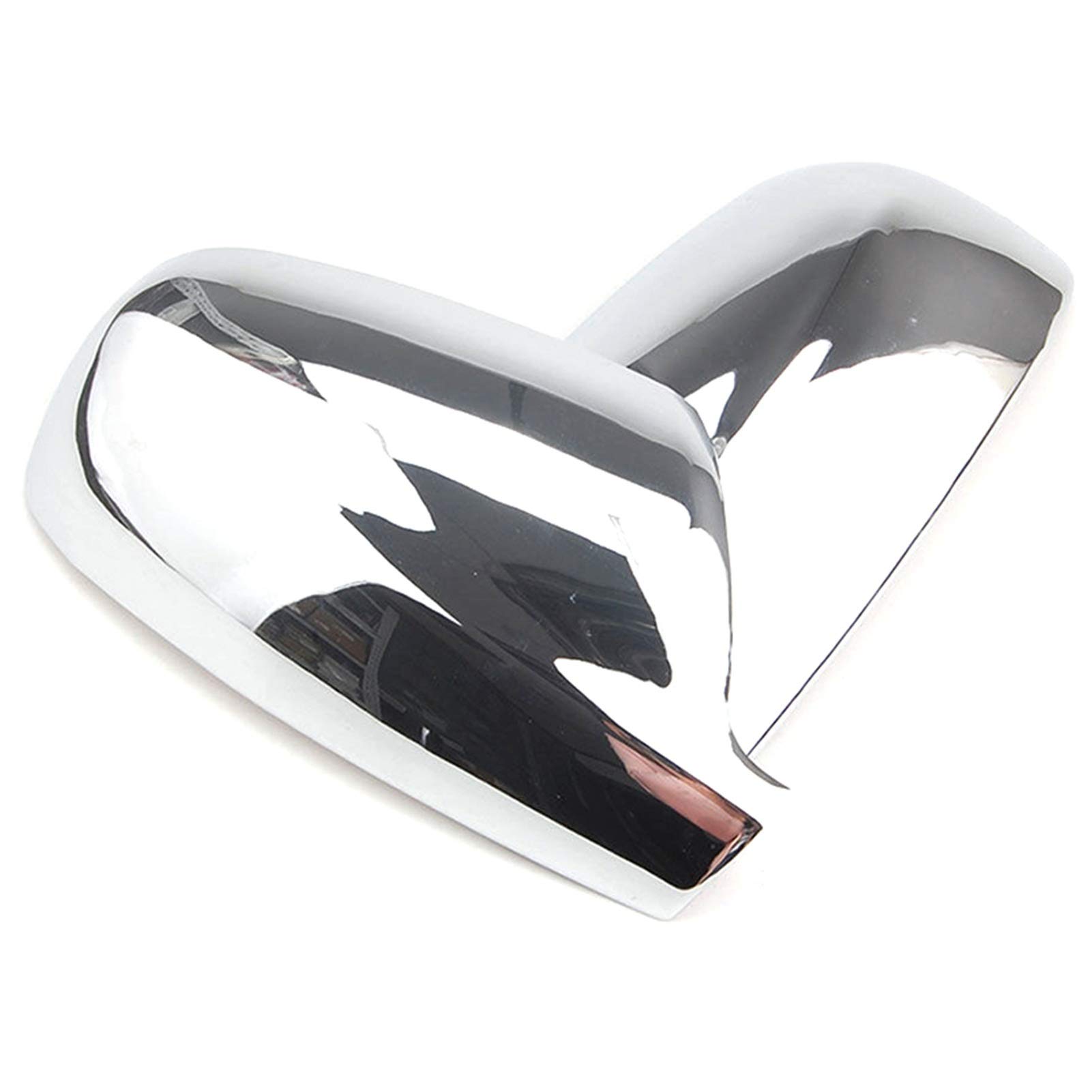 Peugeot 307 Side Mirror Cover - Chrome Silver Door Mirror Cap Accessories for Enhanced Style & Protection | Perfect for Car Detailing, Customization & Weather Protection