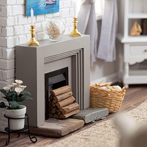 Miniature Fireplace Surround for Dollhouse - DIY Craft & Home Decor