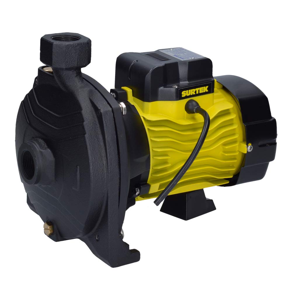 BC610 SURTEK 1HP Centrifugal Water Pump for Home, Garden, Pool & Industrial Use - High Efficiency & Durable