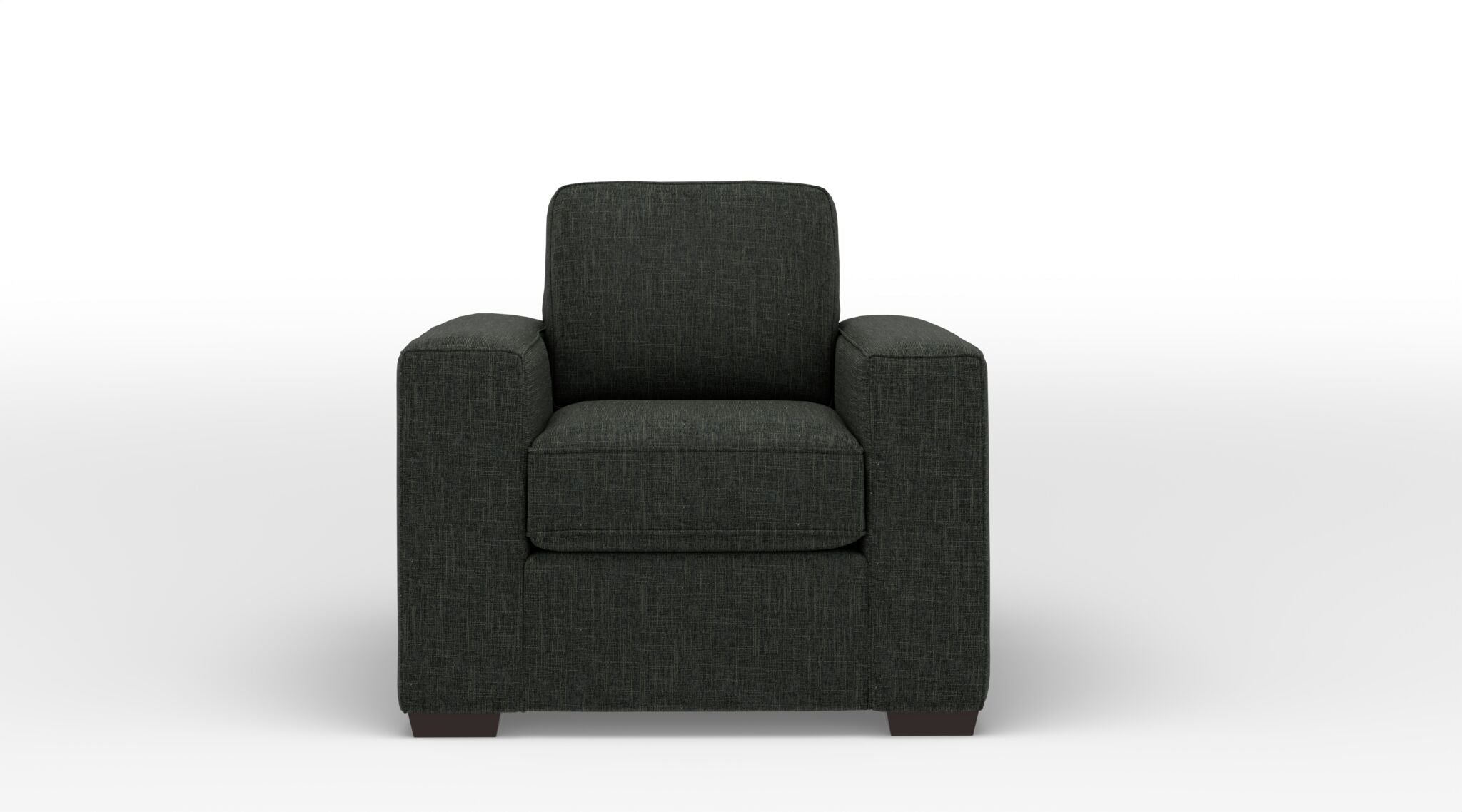 Celeste Chair in Bondi Dark Grey - Modern Accent Chair for Living Room, Bedroom, or Office - Comfortable & Stylish Seating Solution