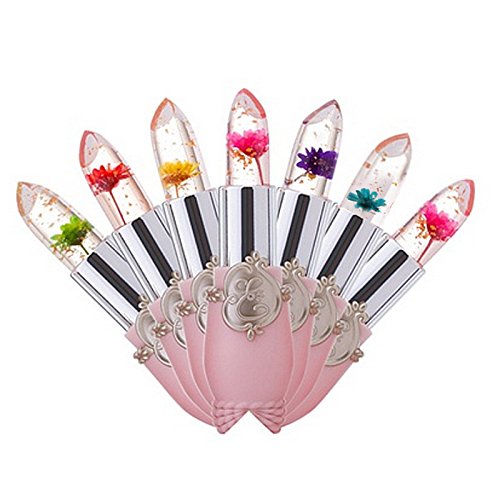 Bestlymood Beauty Bright Flower Crystal Jelly Lipstick - Magic Temperature Changing Color Lip Balm, Rose Scented Makeup for Daily Wear & Special Occasions