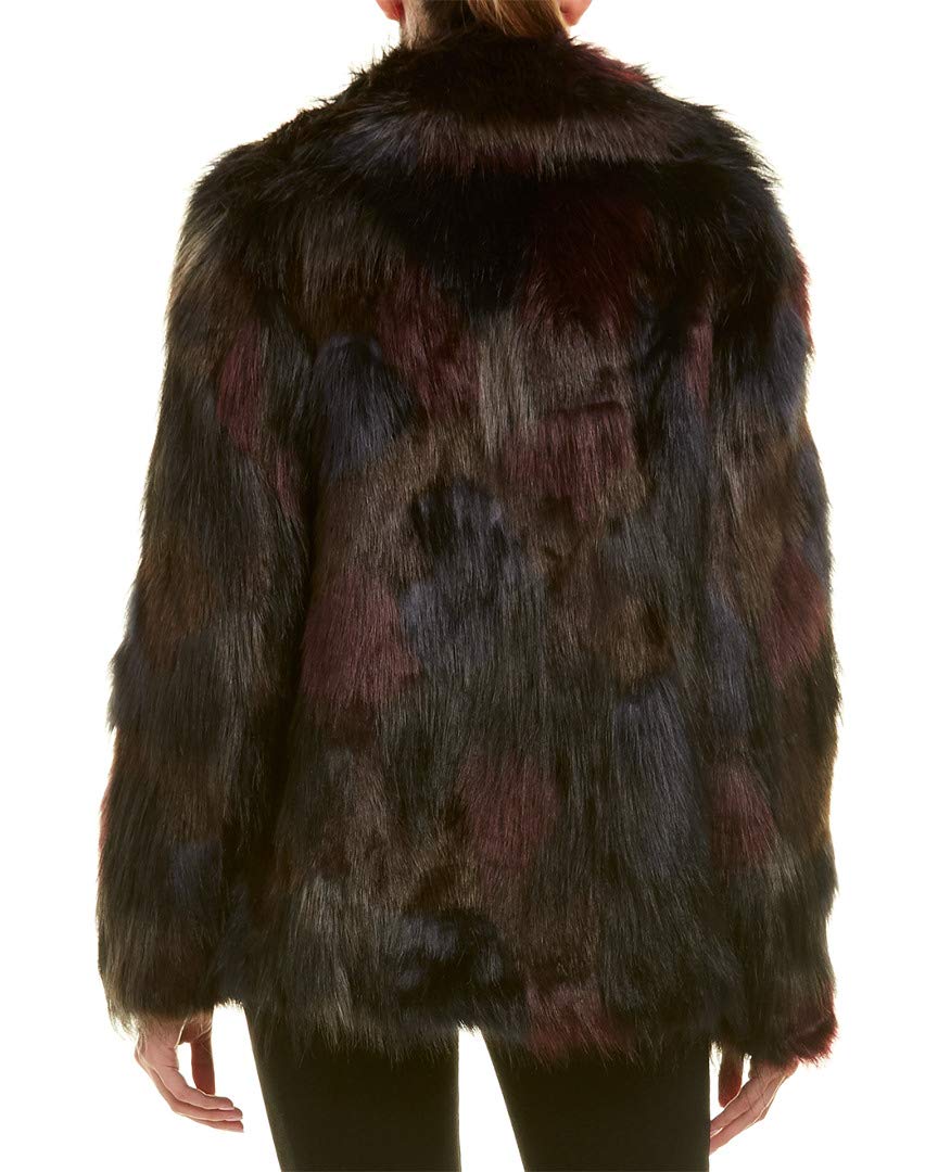 Rachel Roy Women's Faux Fur Coat Winter Jacket - Warm Long Plush Coat for Women, Perfect for Cold Weather, Parties, and Outdoor Activities