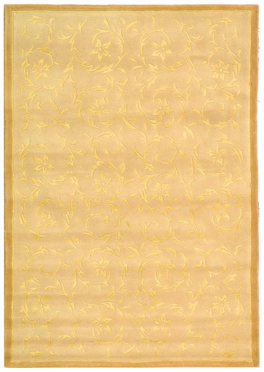 SAFAVIEH French Tapis Collection 5' x 8' Handmade Country Cottage Silk & Wool Area Rug - Vintage Style Living Room & Bedroom Decor FT228A
