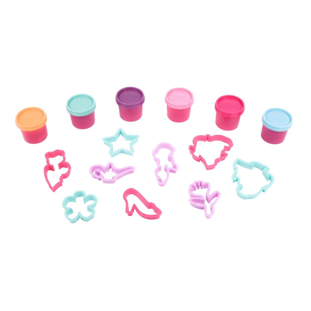 Disney Princess Okodoki Dough & Shapes Set (DP60155) - Creative Play Dough Kit for Kids, 10+ Fun Shapes - Perfect for Birthday Gifts & Preschool Learning Activities