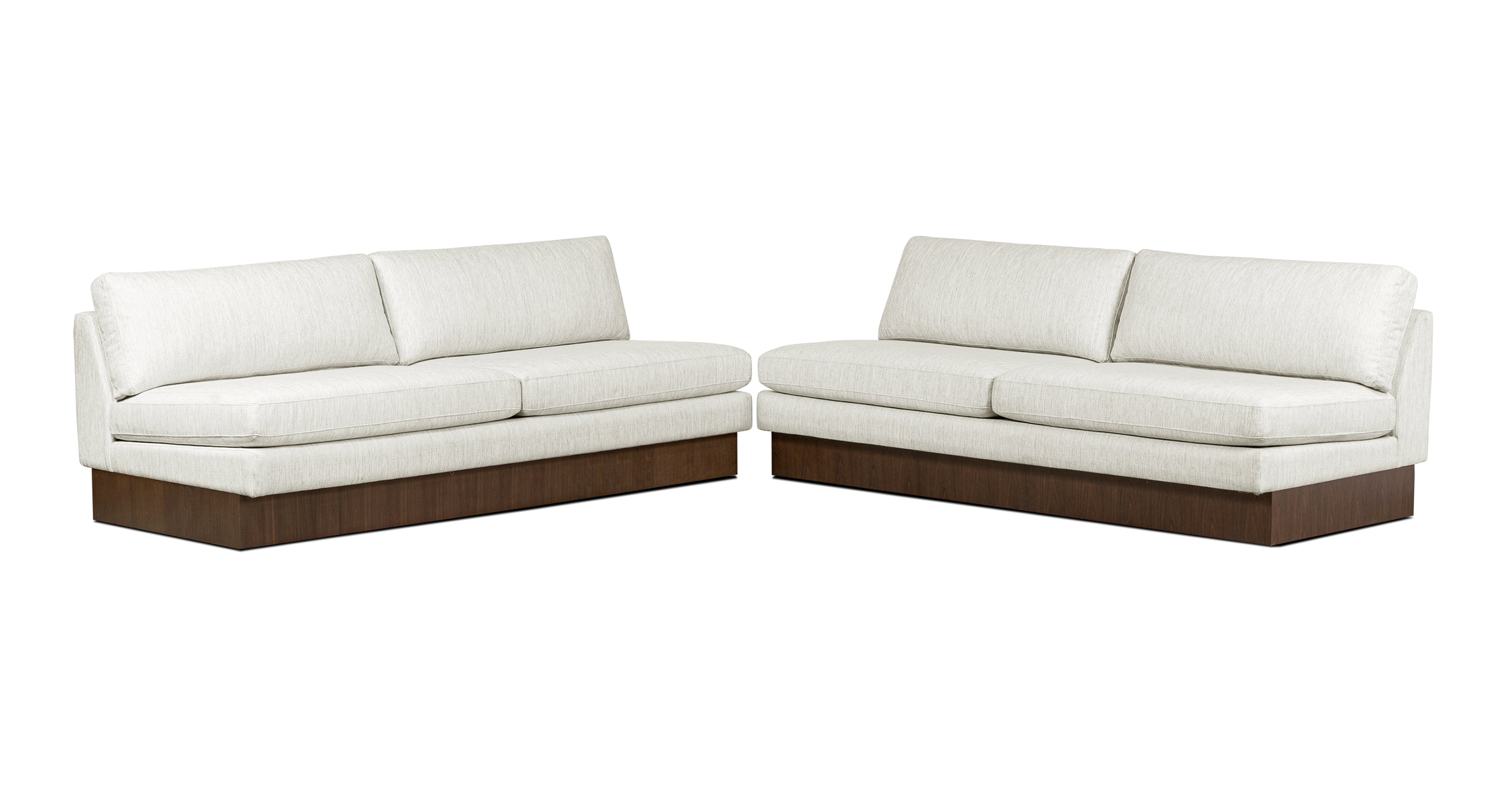 Modular Sofa in Bright Ash - Modern Sectional Couch for Living Room, Lounge & Office - Cabra Sofa Set with Adjustable Configurations