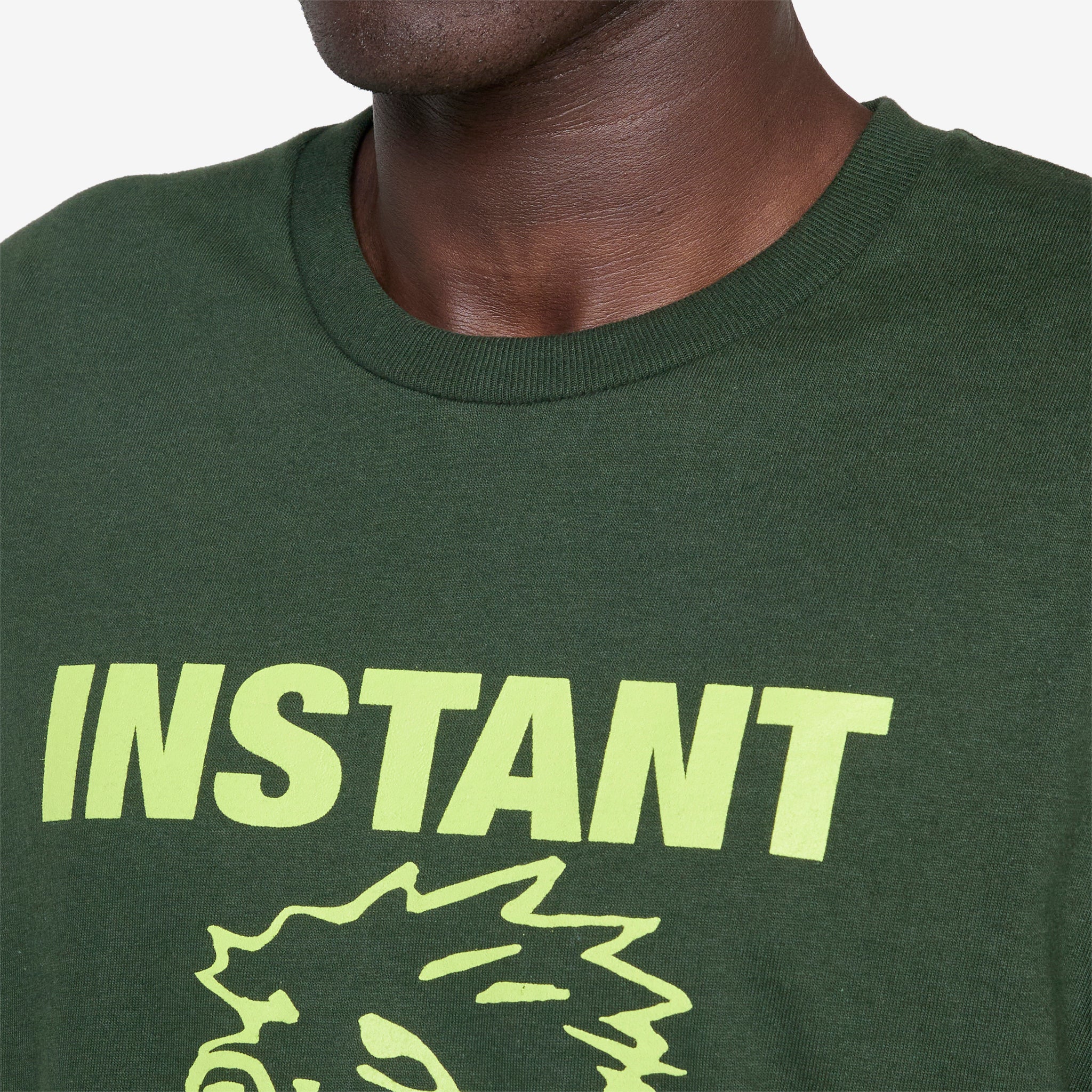 Instant Karma T-Shirt for Men & Women | Dark Green Cotton Graphic Tee | Casual Streetwear, Music Festival Outfit, Yoga & Lounge Wear