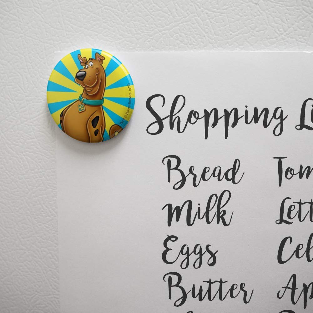 Scooby-Doo Character Refrigerator Magnet - Fun Kitchen Decor for Kids & Fans - Perfect for Fridge, Lockers, and Office Use