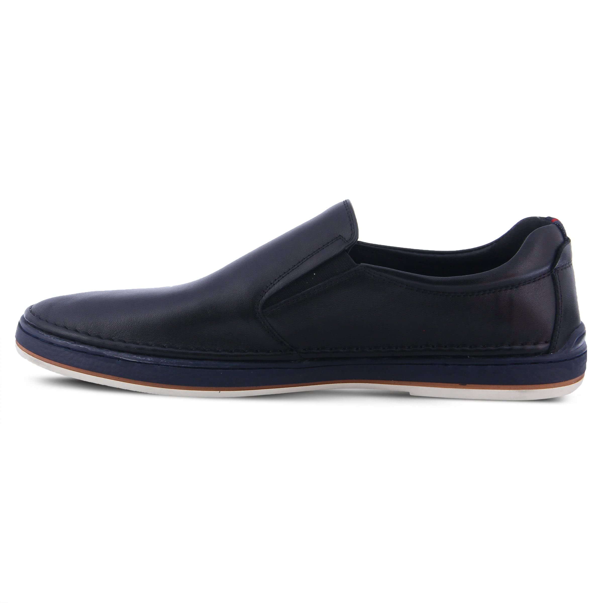 Spring Step Men's Lugano Slip-On Comfort Shoes - Casual Loafers for Walking, Work & Travel - Breathable Lightweight Slip-On Shoes for Men