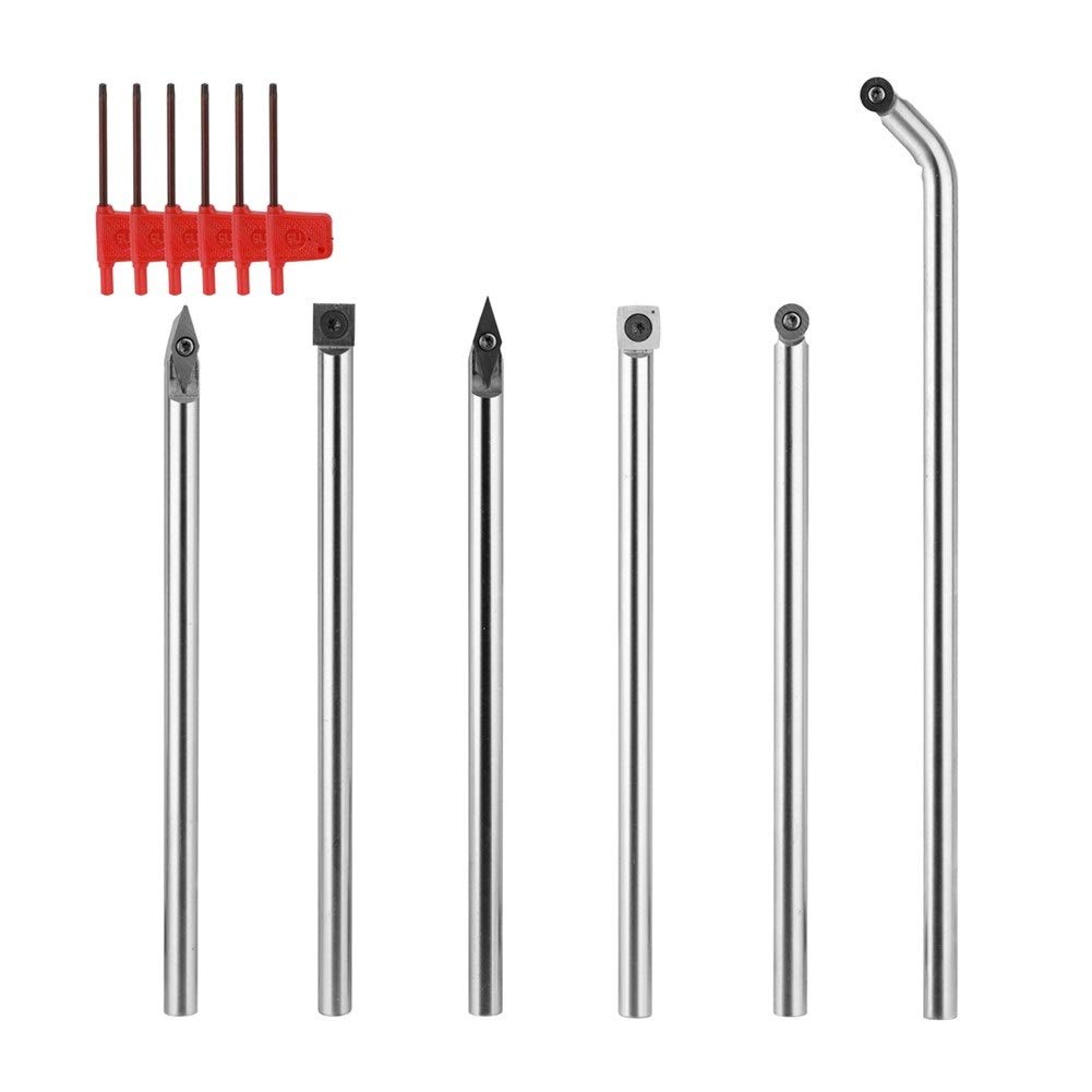 Premium Solid Carbide Boring Bar Lathe Tool - Multifunctional CNC Turning Tool with Alloy Handle & Round Shank (1