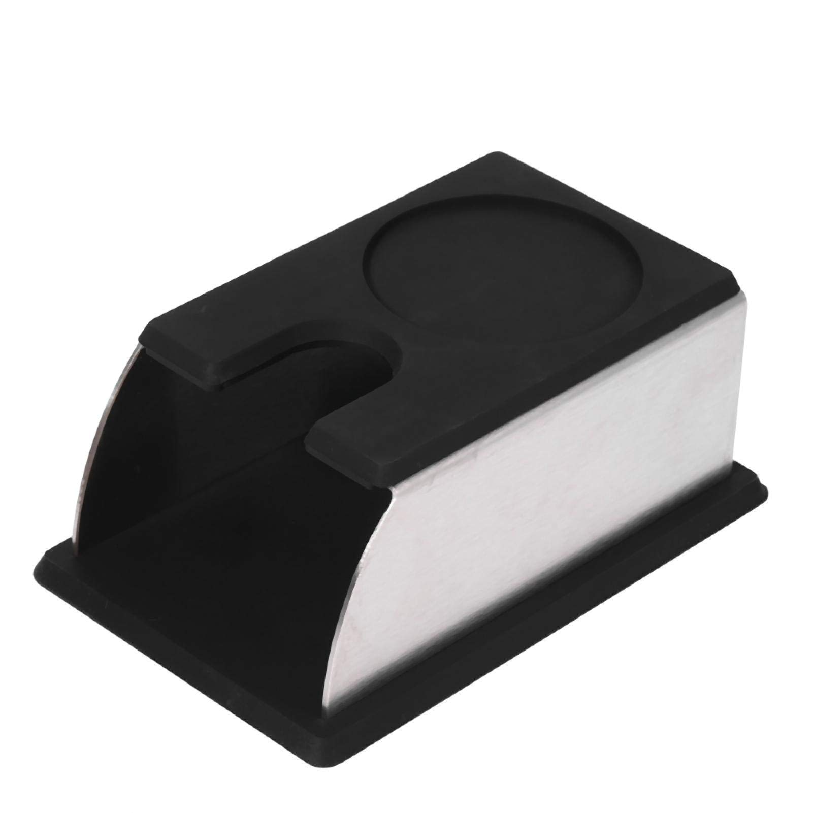 Premium Coffee Powder Maker Stand & Tamper Holder - Durable Coffee Tampers Tool Accessory for Home, Kitchen, Office, Bar & Shop Worktops (Black) - Perfect for Espresso Preparation & Barista Workstations