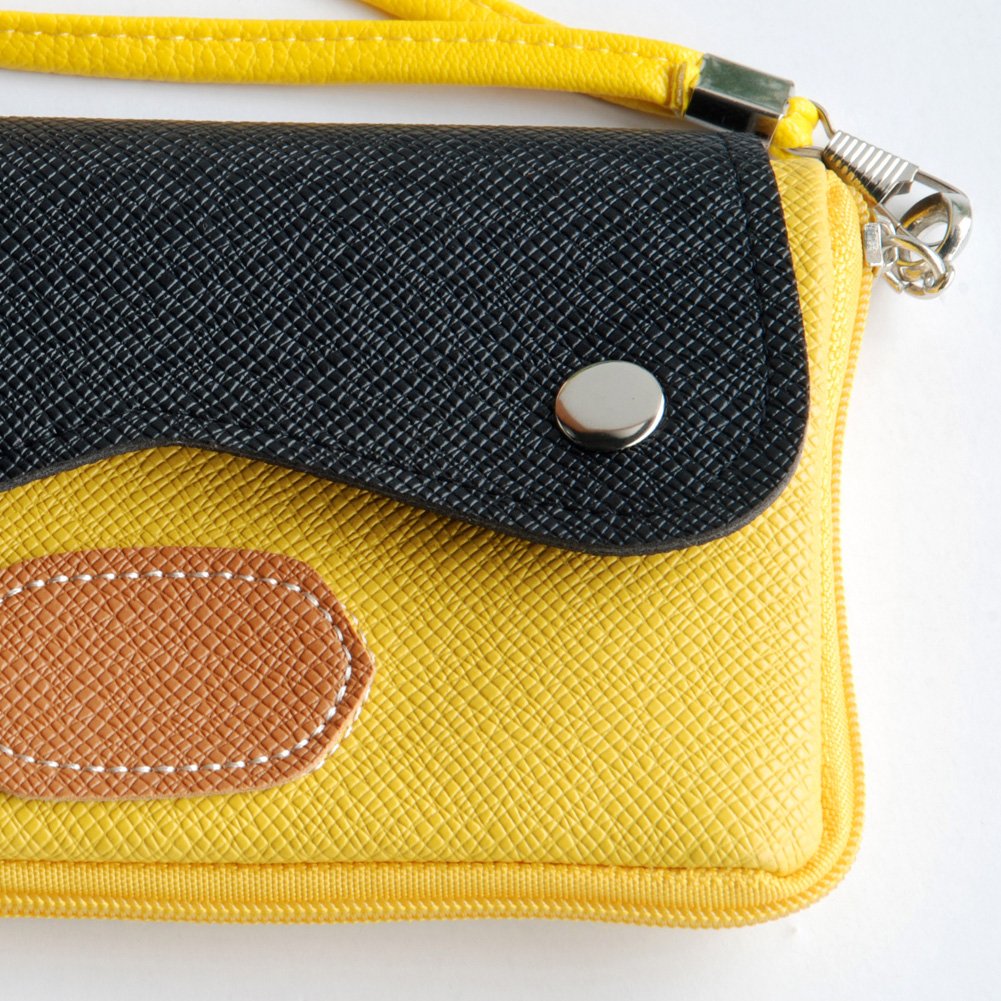 Classic Beauty Colorful Leatherette Phone Case - Slim Protective Pouch for iPhone & Android - Perfect for Everyday Use, Travel & Work
