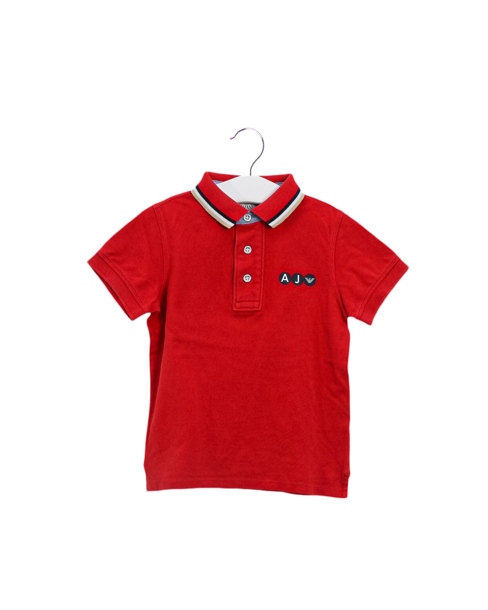 Armani Short Sleeve Polo Shirt for Toddlers 3T - Premium Cotton Boys' Casual Top for Playdates & Family Outings
