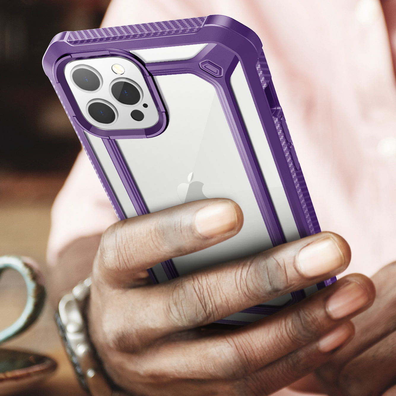 iPhone 12 Pro Max 6.7 Inch Unicorn Beetle Pro Series Case with Built-in Screen Protector - Shockproof Protective Cover in Purple | Perfect for Outdoor Activities, Travel & Daily Use