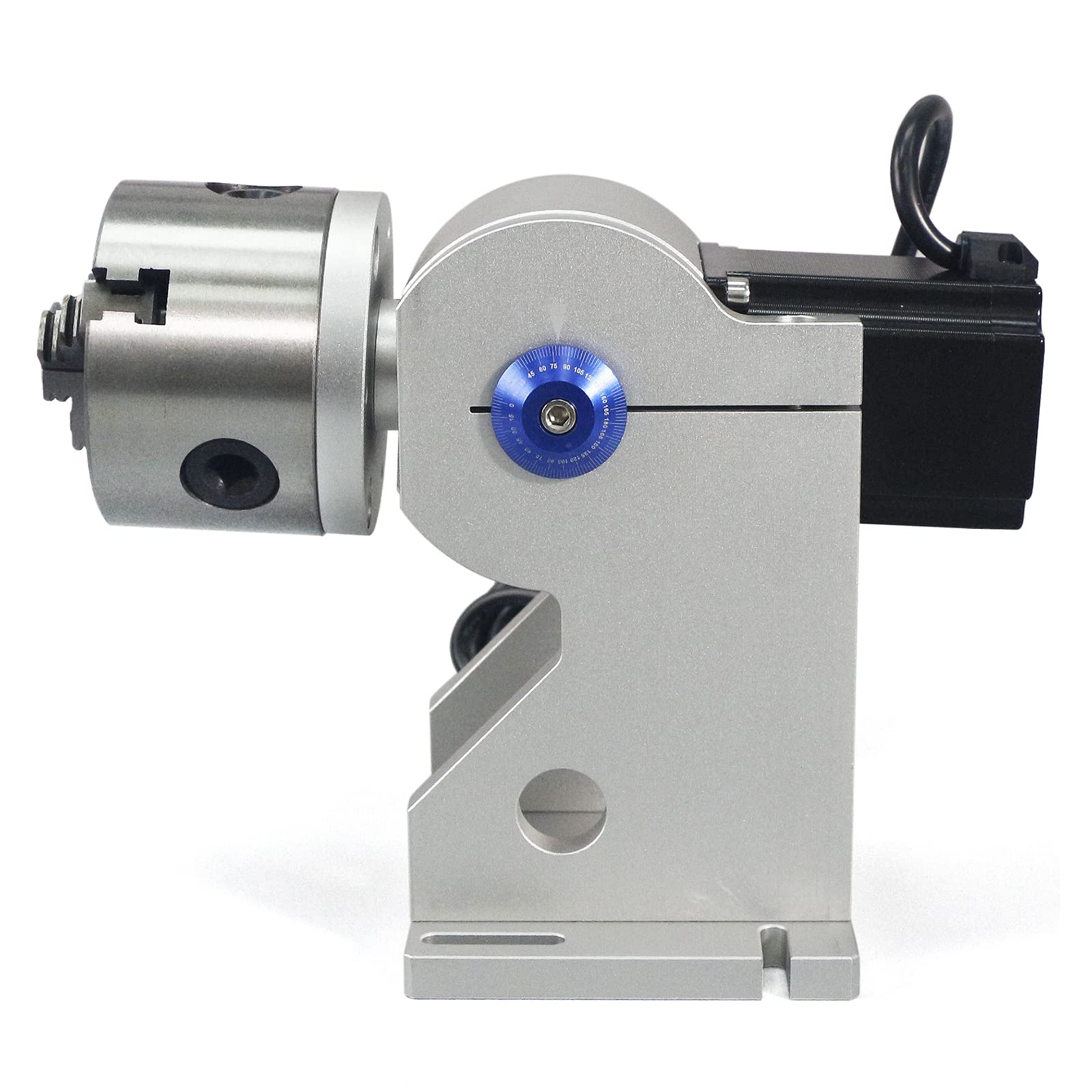 ComMarker 80mm 3-Jaw Rotary Chuck for Laser Marking Machine | Fiber Laser Engraver Attachment | 3-Jaw Rotary Axis for Jewelry, Rings & Bracelets | Perfect for Engraving Wedding Bands & Personalized Jewelry