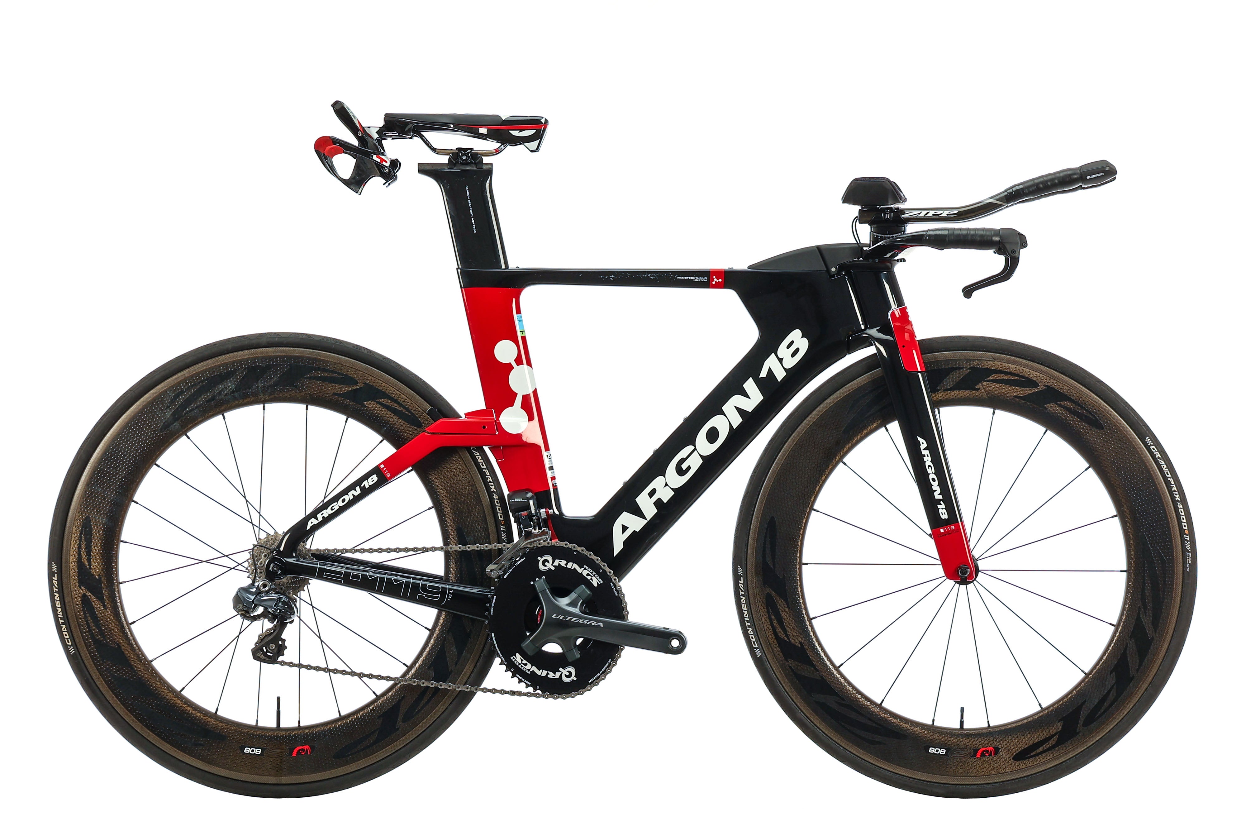 Argon 18 E-119 Tri Triathlon Bike 2018 - Medium Size | Premium Carbon Frame, Aero Design for Competitive Racing | Ideal for Ironman, Time Trials & Endurance Events