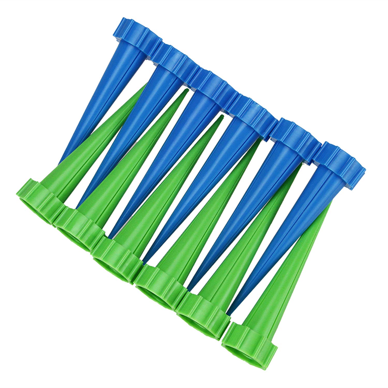 12pcs Automatic Plant Watering Spikes - Self Watering Devices for Indoor & Outdoor Gardens, Flowers, Potted Plants | Drip Irrigation System for Vacation & Busy Lifestyles