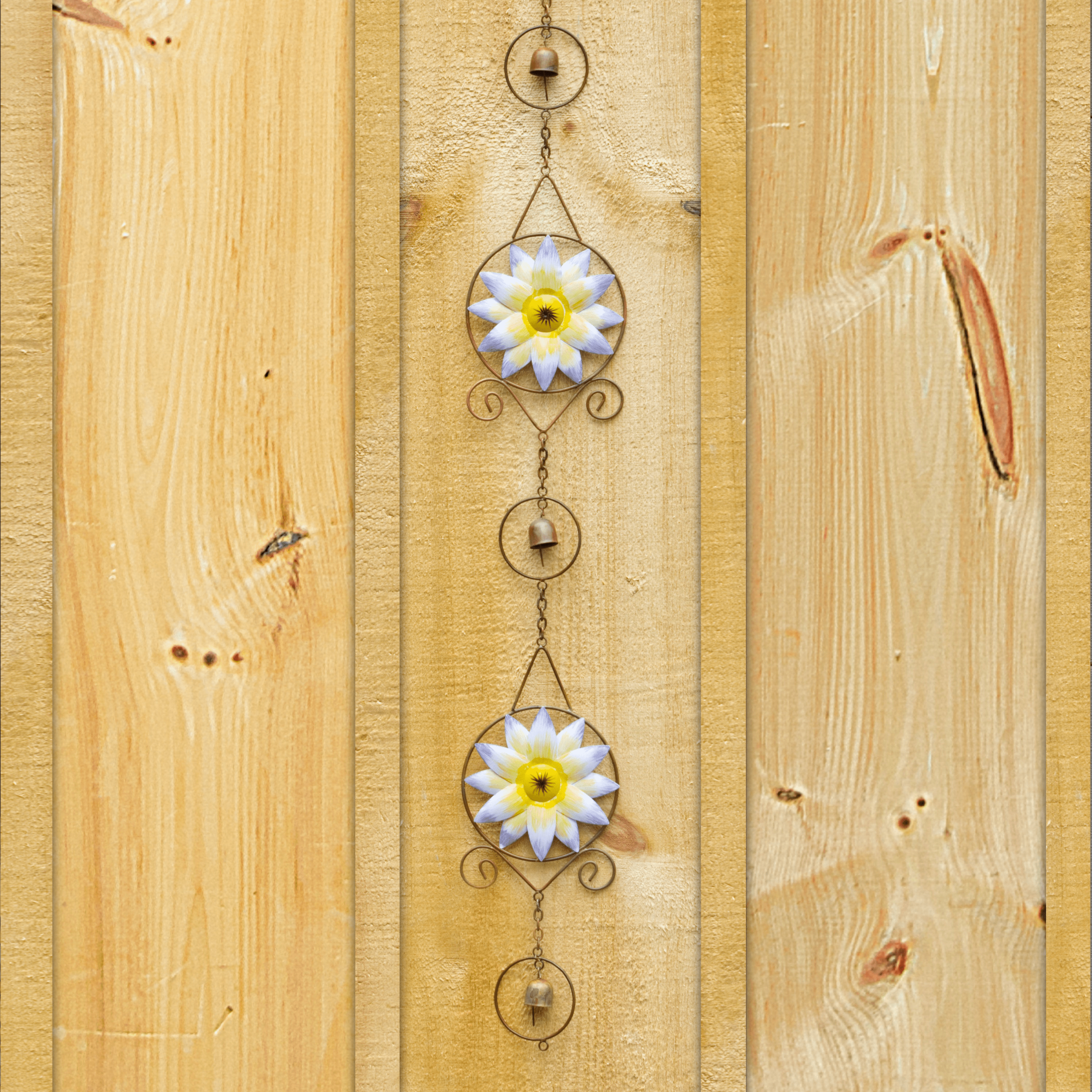 Triple Daisy Multicolor Hanging Ornament - Vibrant Home Decor for Christmas, Easter, Spring & Party Decorations | Perfect for Indoor & Outdoor Use