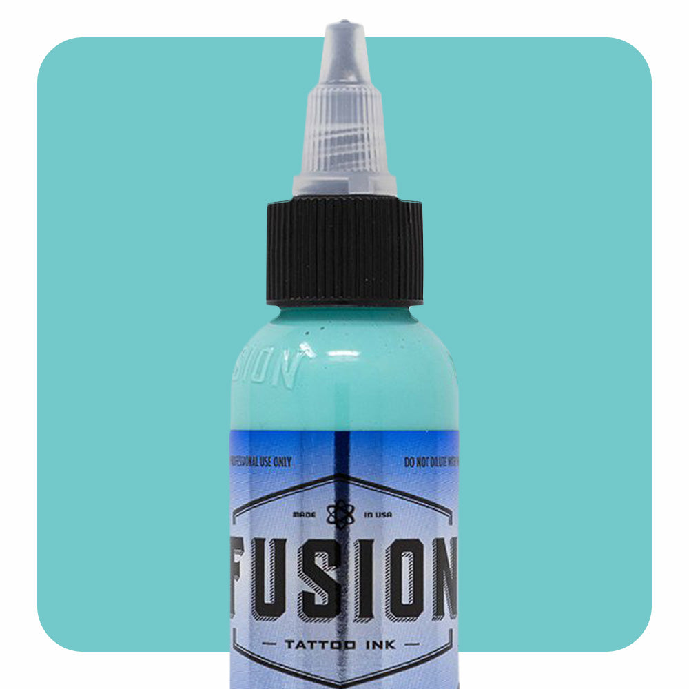 Premium Fusion Tattoo Ink Set - 4 Pack Gradient Green with White (1oz Each) - Professional Body Art Supplies for Tattoo Artists & Beginners - Perfect for Sleeves, Cover-ups & Detailed Work