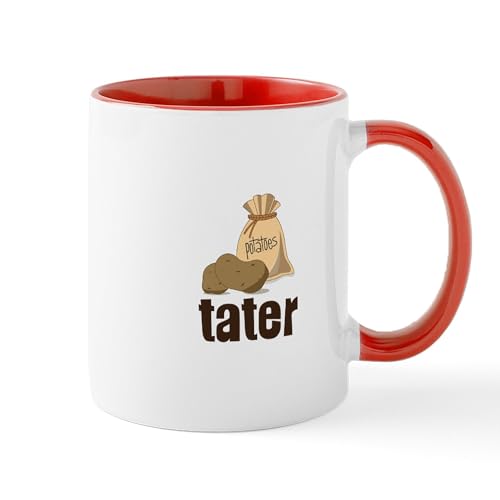 White/Red Inside - Potatoes Tater Mugs