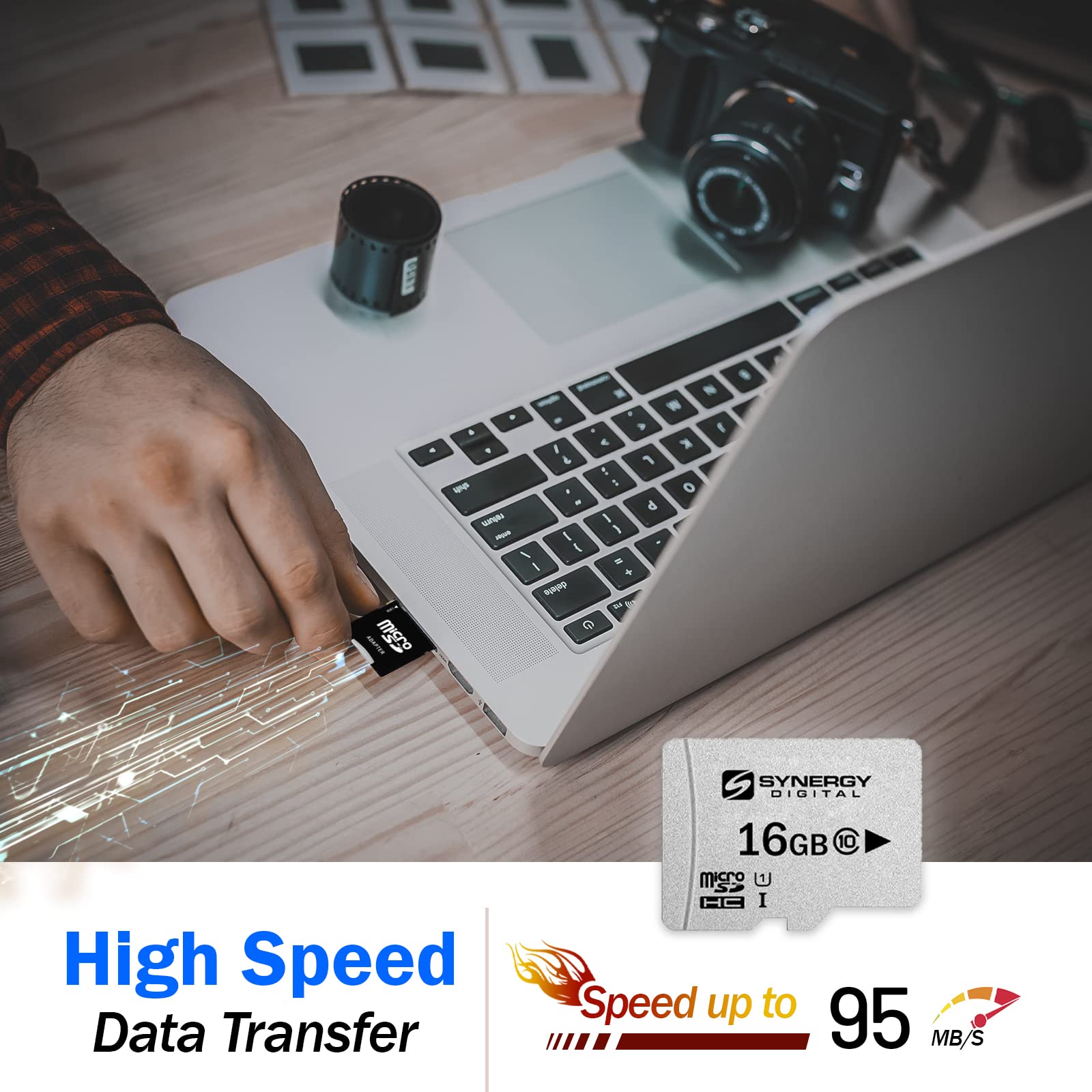 LG MS659 16GB microSDHC Memory Card with SD Adapter - High Speed Storage for Smartphones, Tablets, Cameras & Drones | Expand Your Device Memory for Photos, Videos & Apps