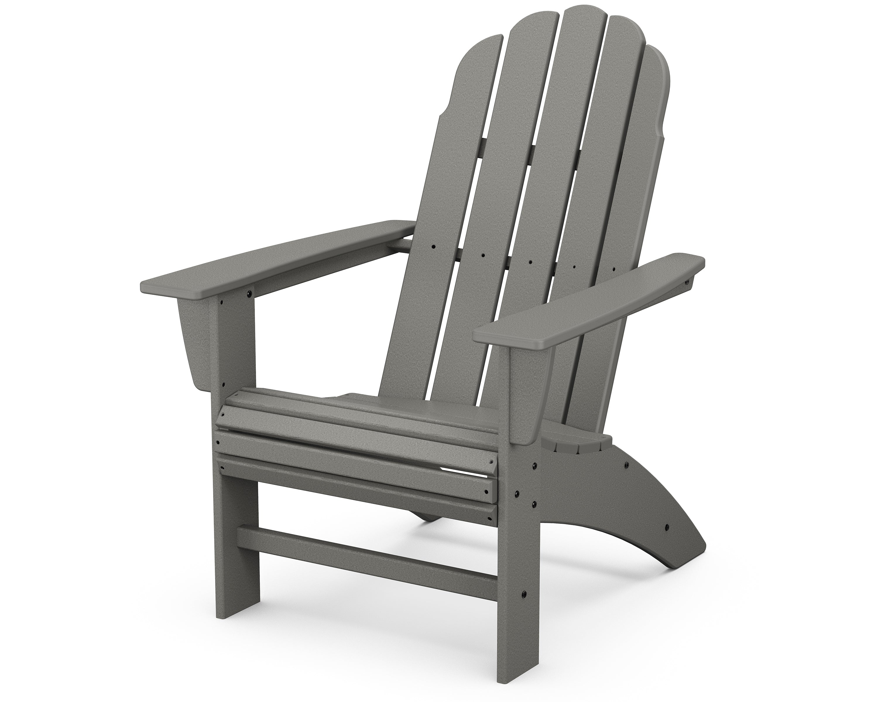 POLYWOOD Vineyard Curveback Adirondack Chair - Durable Outdoor Furniture for Patio, Poolside & Garden - Weather-Resistant Recycled Plastic Material - Perfect for Backyard Relaxation & Entertaining