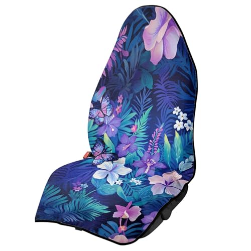 Purple Floral Butterfly