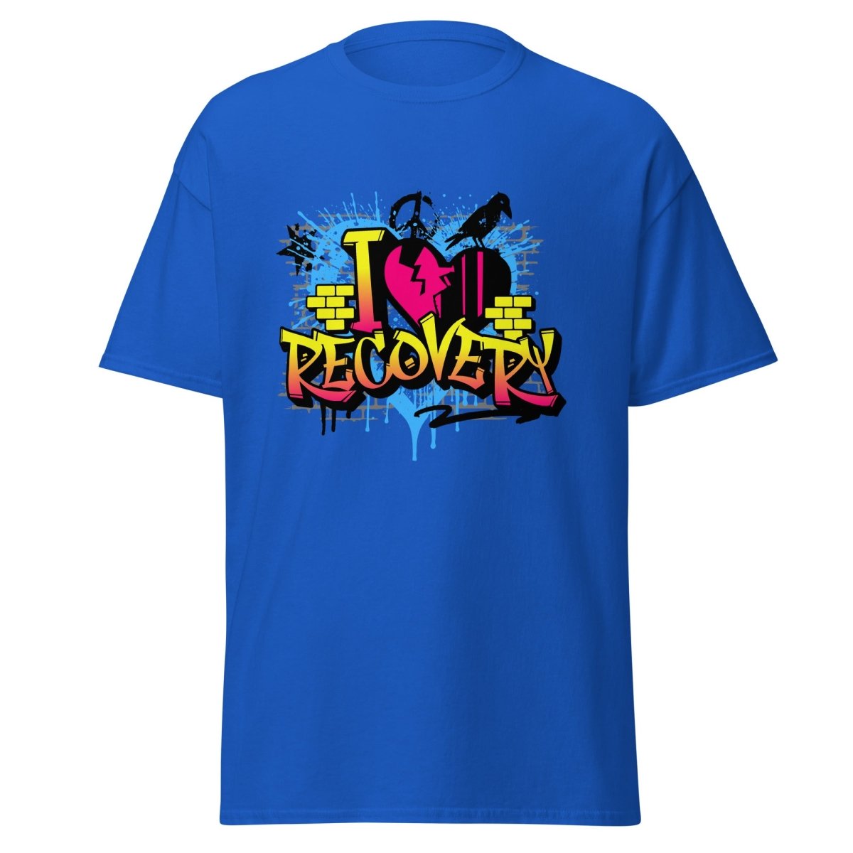 Urban Recovery Classic Graffiti Graphic T-Shirt for Men | Streetwear Fashion | Perfect for Casual Wear, Concerts & Urban Lifestyle