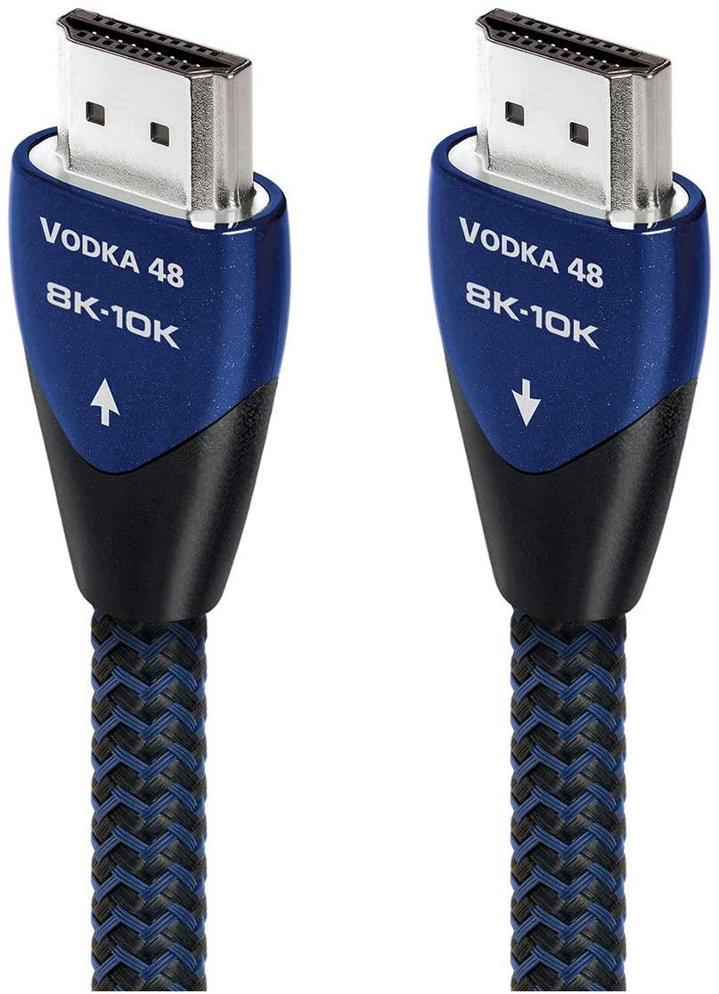 AudioQuest Vodka 48 8K 10K 48Gbps HDMI Cable - Premium High-Speed HDMI 2.1 Cable for 8K/10K Ultra HD TVs, Gaming Consoles & Home Theater Systems
