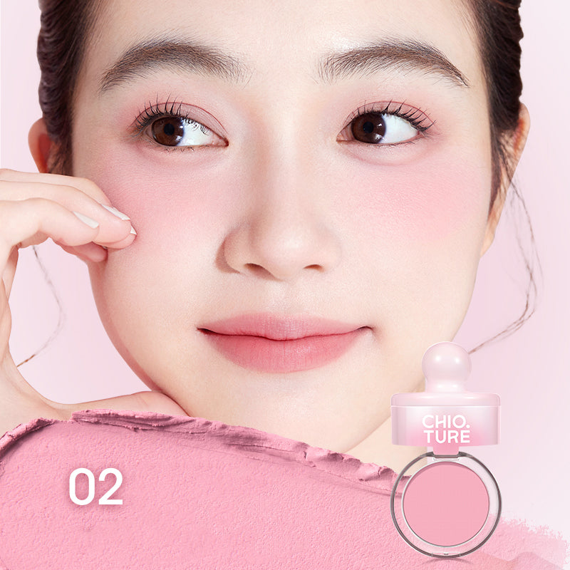 CHIOTURE Air Tight Seal Jar Blush Mud - Natural Clay Facial Mask for Glowing Skin | Perfect for Spa Night & Self-Care Routine