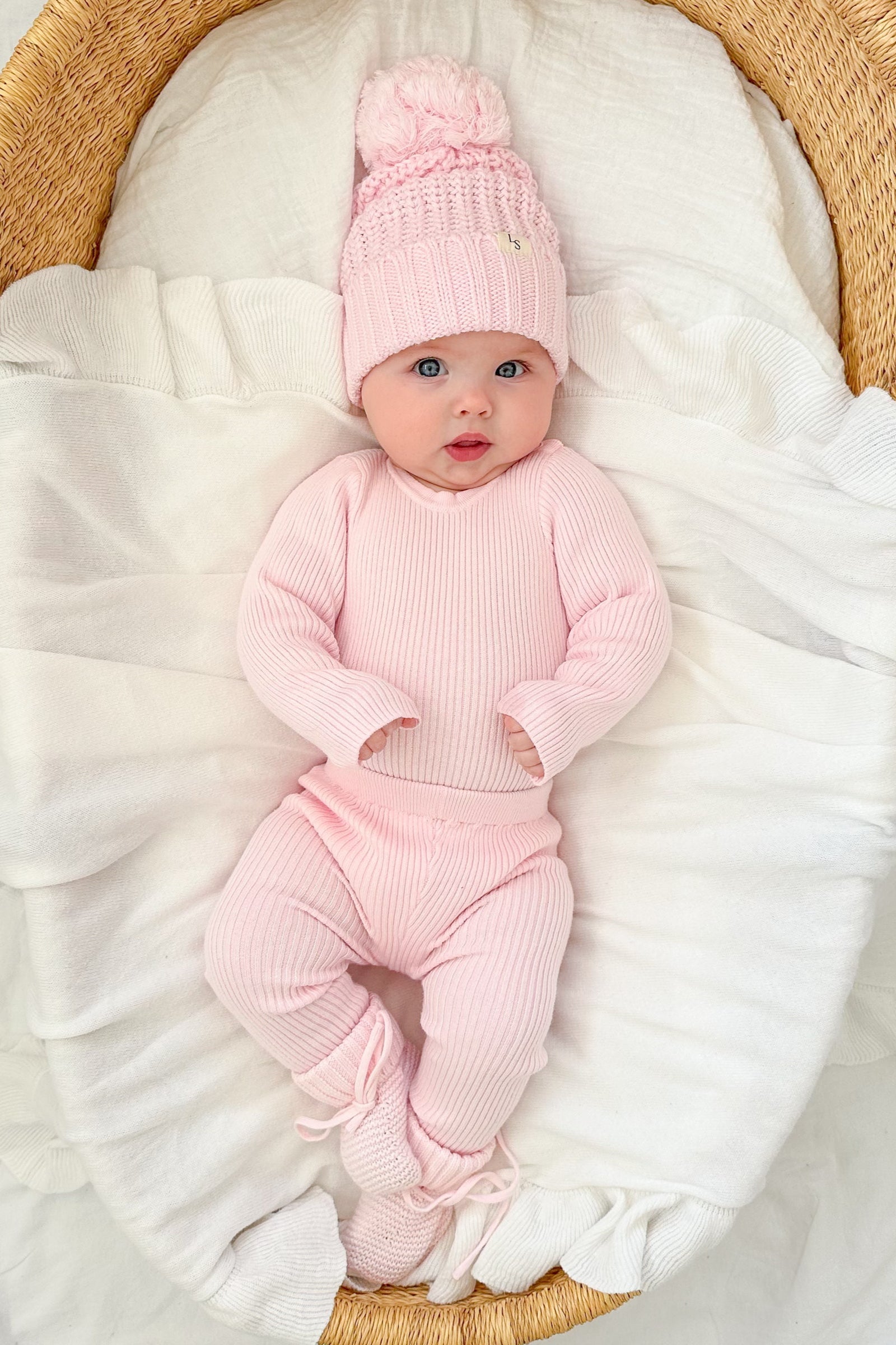 Ballerina Pink Knitted Bodysuit & Top for Women - Soft Stretch Comfort for Dance, Yoga, and Everyday Wear