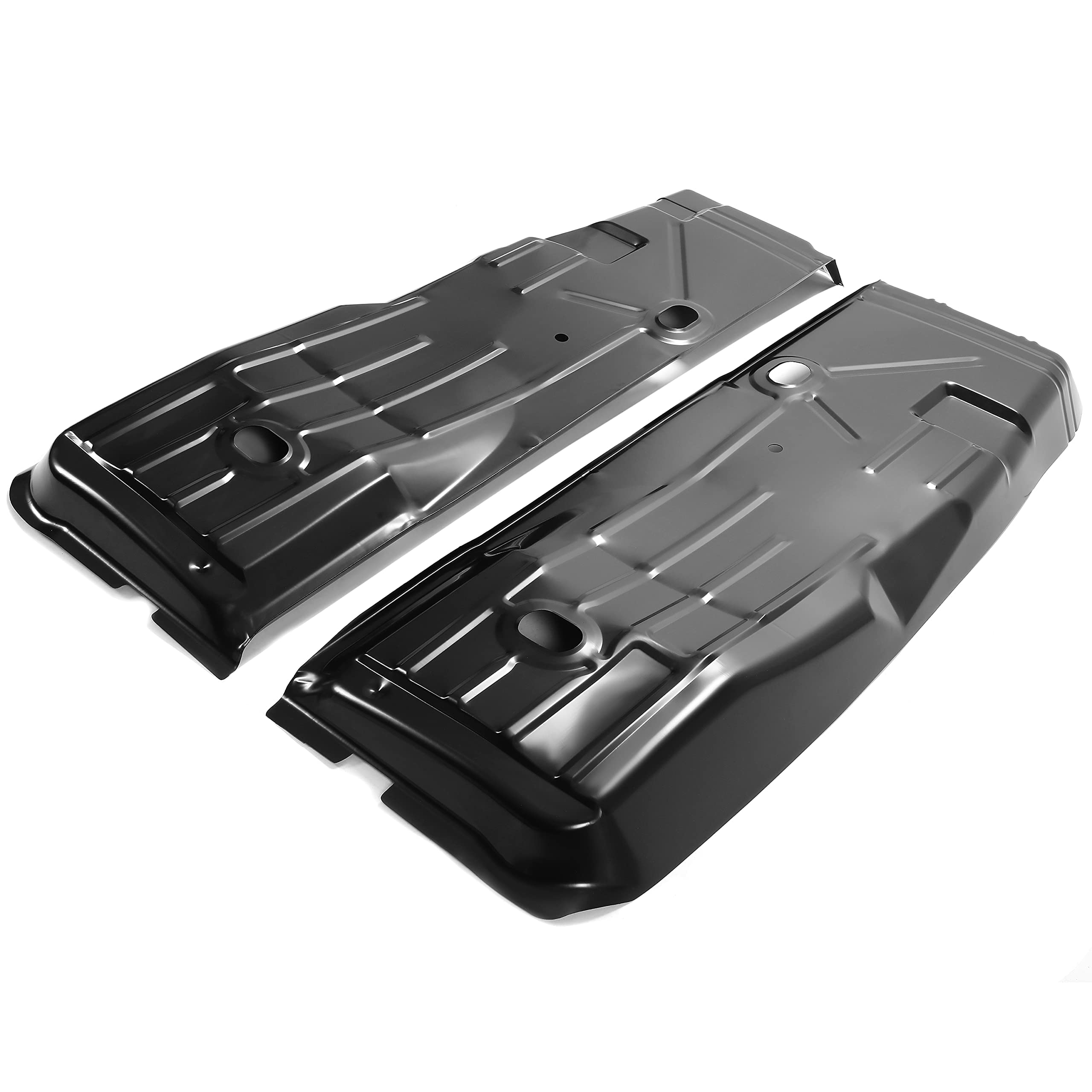 HECASA Black Steel Front Floor Pans Replacement for 1967-1969 Chevy Camaro & Pontiac Firebird - Durable Repair Panels for Classic Car Restoration (Perfect for Rust Repair & Floorboard Replacement)