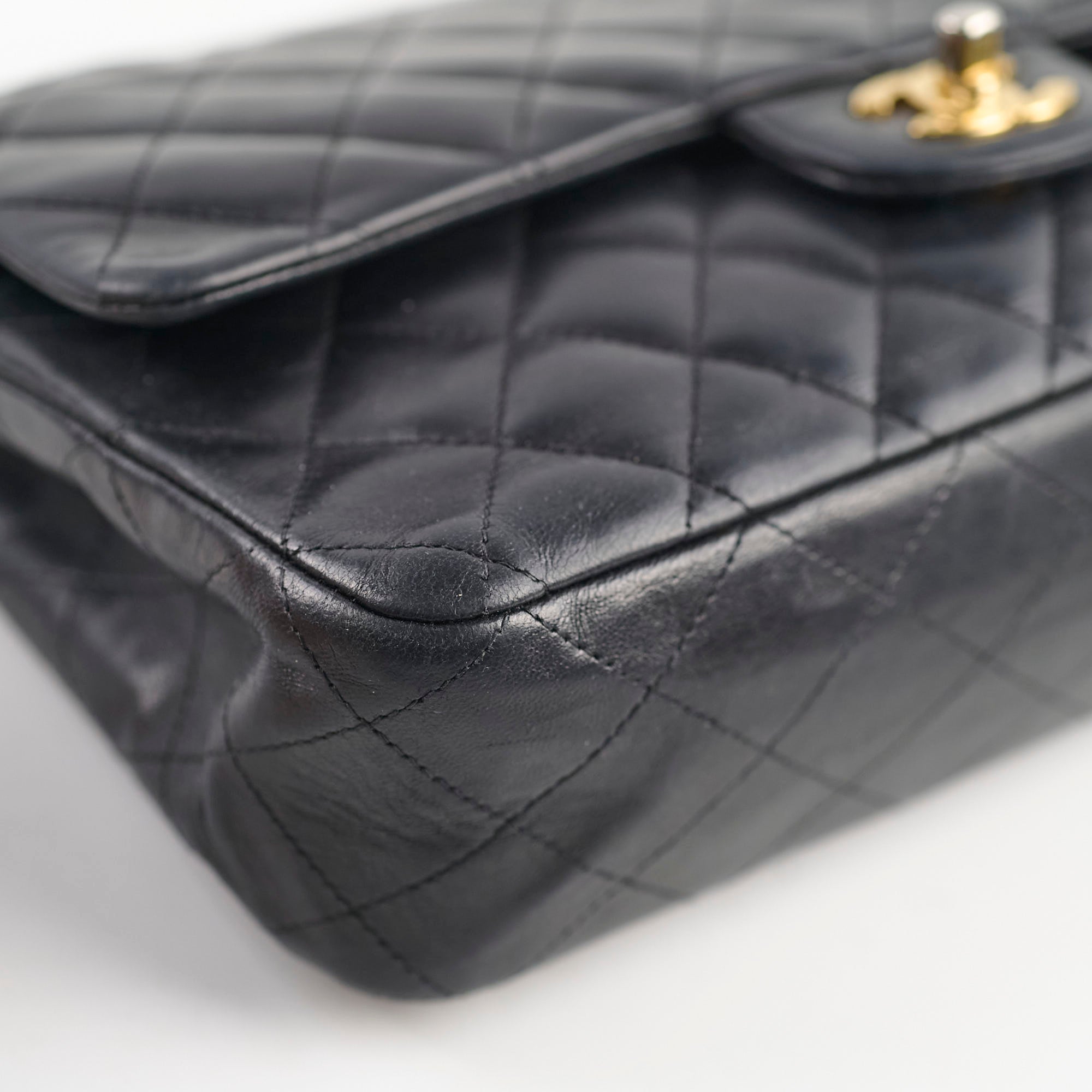 Chanel Medium/Large Double Classic Flap Bag in Black | Luxury Designer Handbag for Women | Perfect for Work, Evening Events & Everyday Use