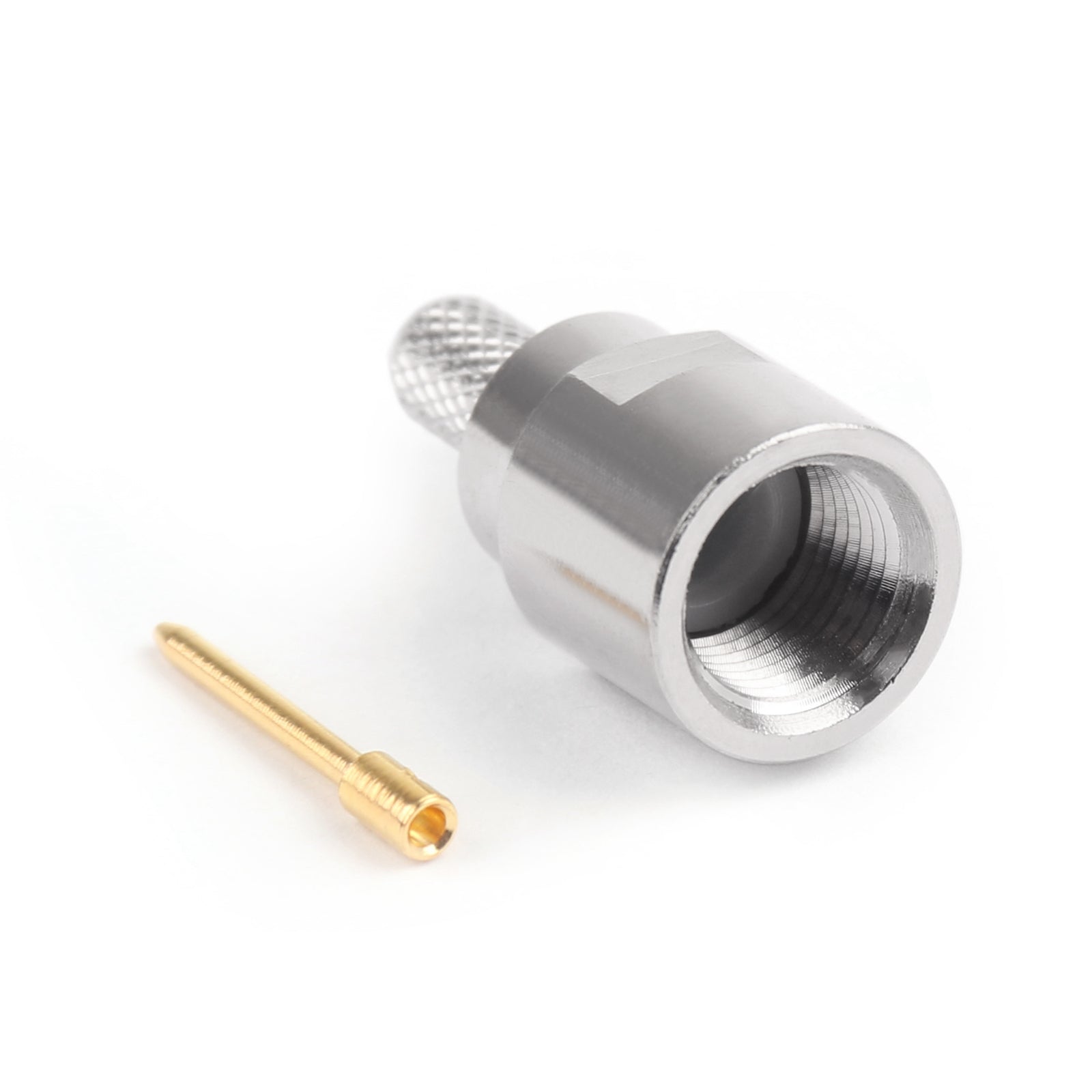 10Pcs FME Male Plug Crimp Connector RF Coax Adapter for RG58 RG142 RG400 LMR195 - Perfect for Antenna, CCTV, and Ham Radio Installations
