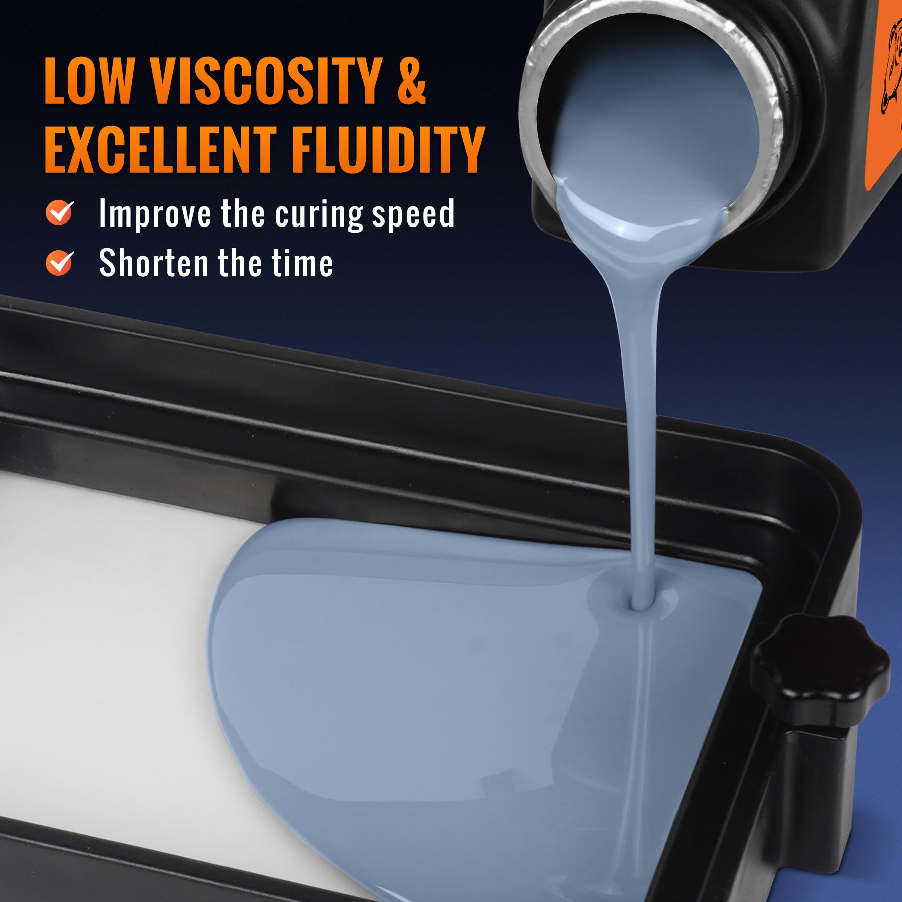 Premium 10KG 3D Printer Resin Bundle - 405nm UV Curing Standard Resin for LCD 3D Printers | Fast Curing Photopolymer Resin with Low Shrinkage & High Precision | 1KG Bottles | Ideal for Miniatures, Jewelry Making & Prototyping